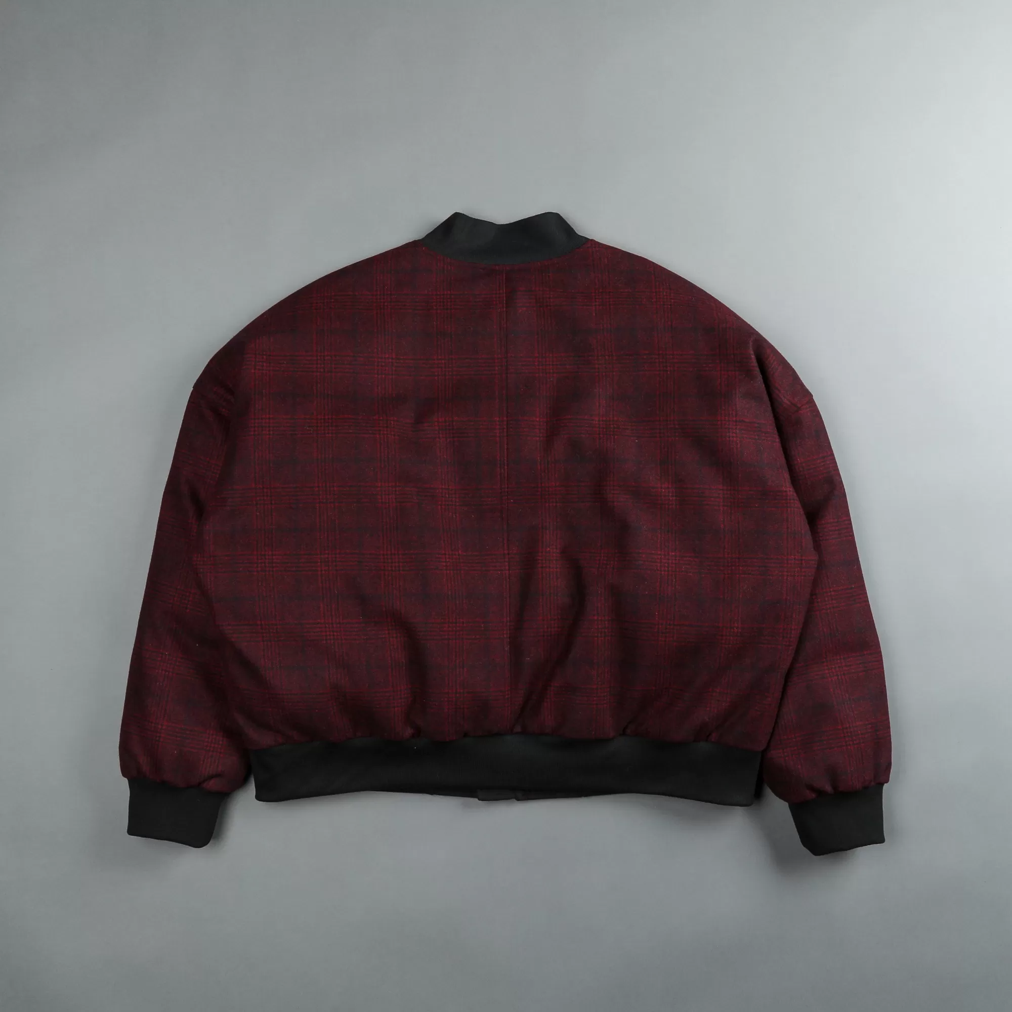 Online Marked Vicious Plaid Bomber Jacket In Red Plaid Men Jackets/Outerwear