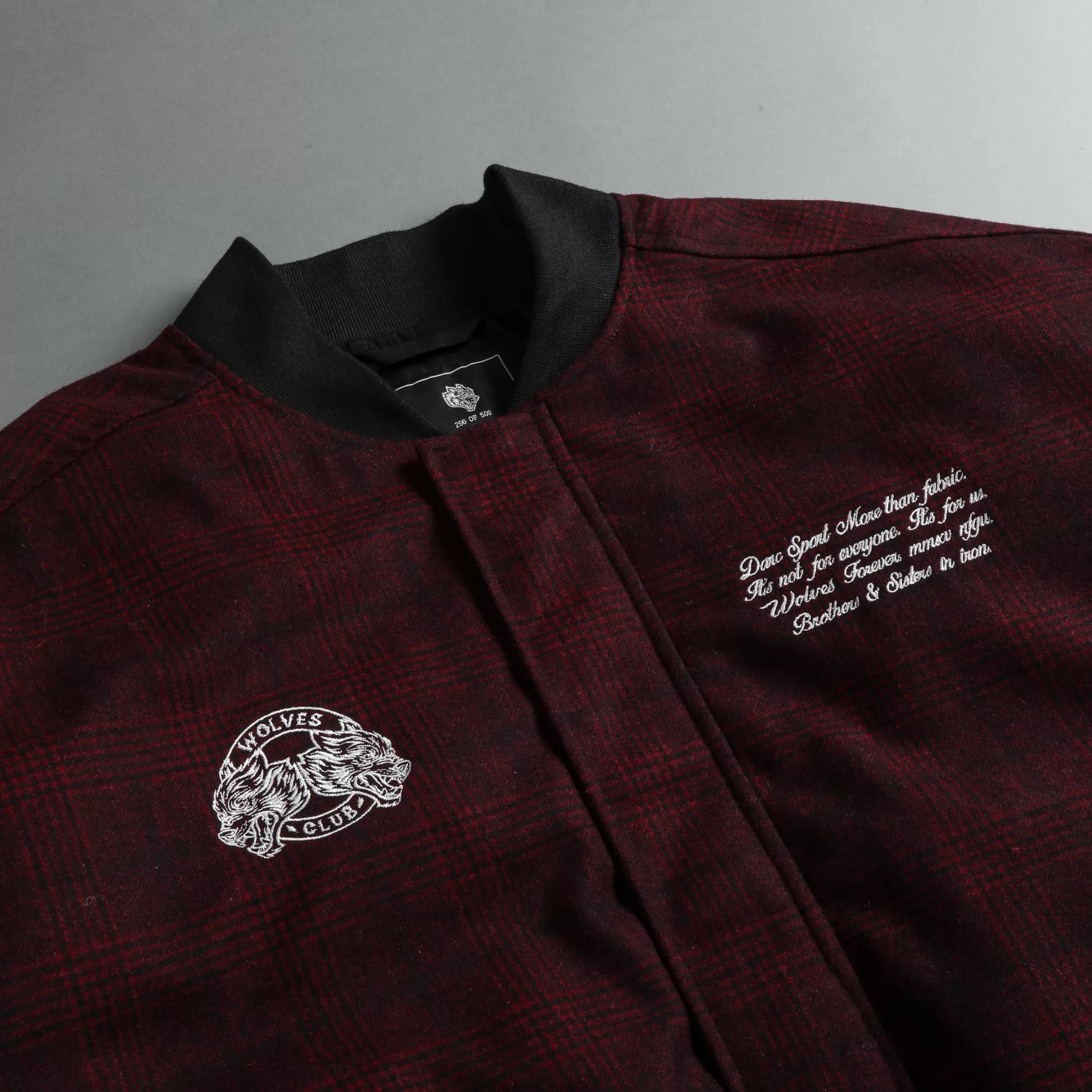 Online Marked Vicious Plaid Bomber Jacket In Red Plaid Men Jackets/Outerwear