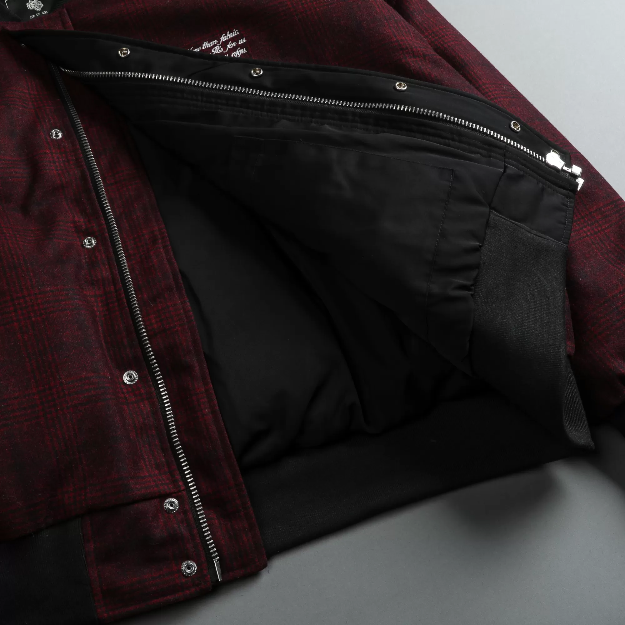 Online Marked Vicious Plaid Bomber Jacket In Red Plaid Men Jackets/Outerwear