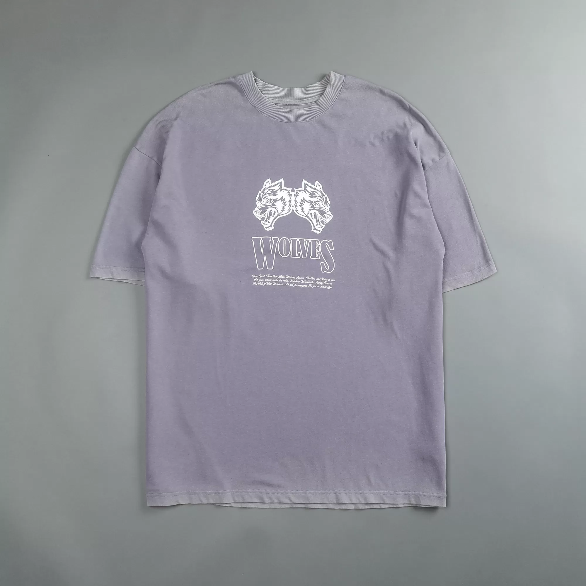 Cheap Moth To A Flame "Premium Vintage" Oversized Unisex Tee In Purple Stone Men Premium/Oversized Tees