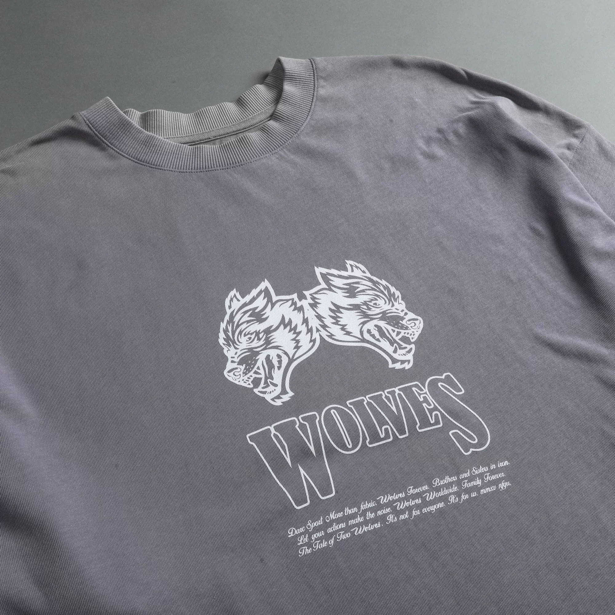 Cheap Moth To A Flame "Premium Vintage" Oversized Unisex Tee In Purple Stone Men Premium/Oversized Tees