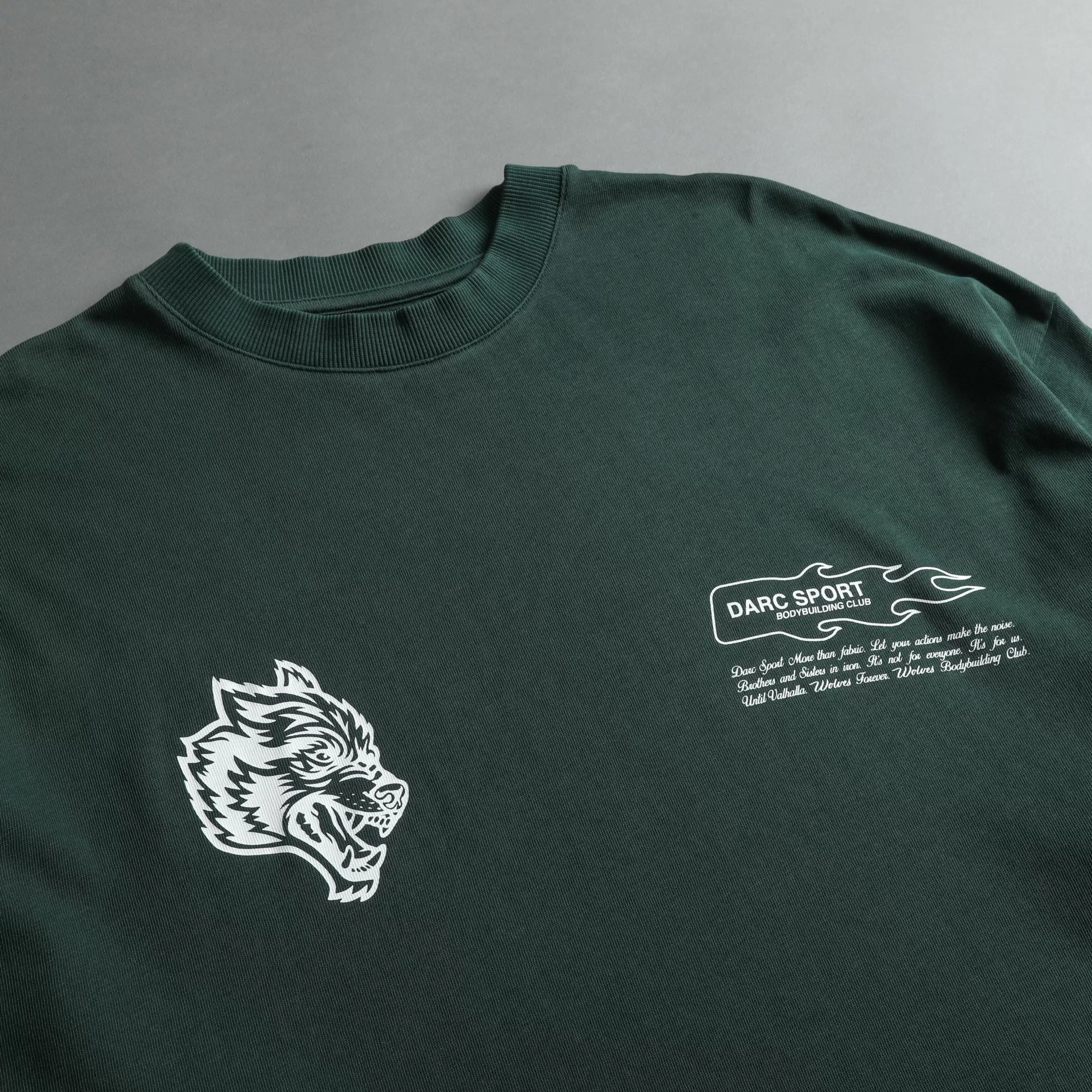 Best Move Fast "Premium" Box Cut Tee In Norse Green Men Premium/Oversized Tees