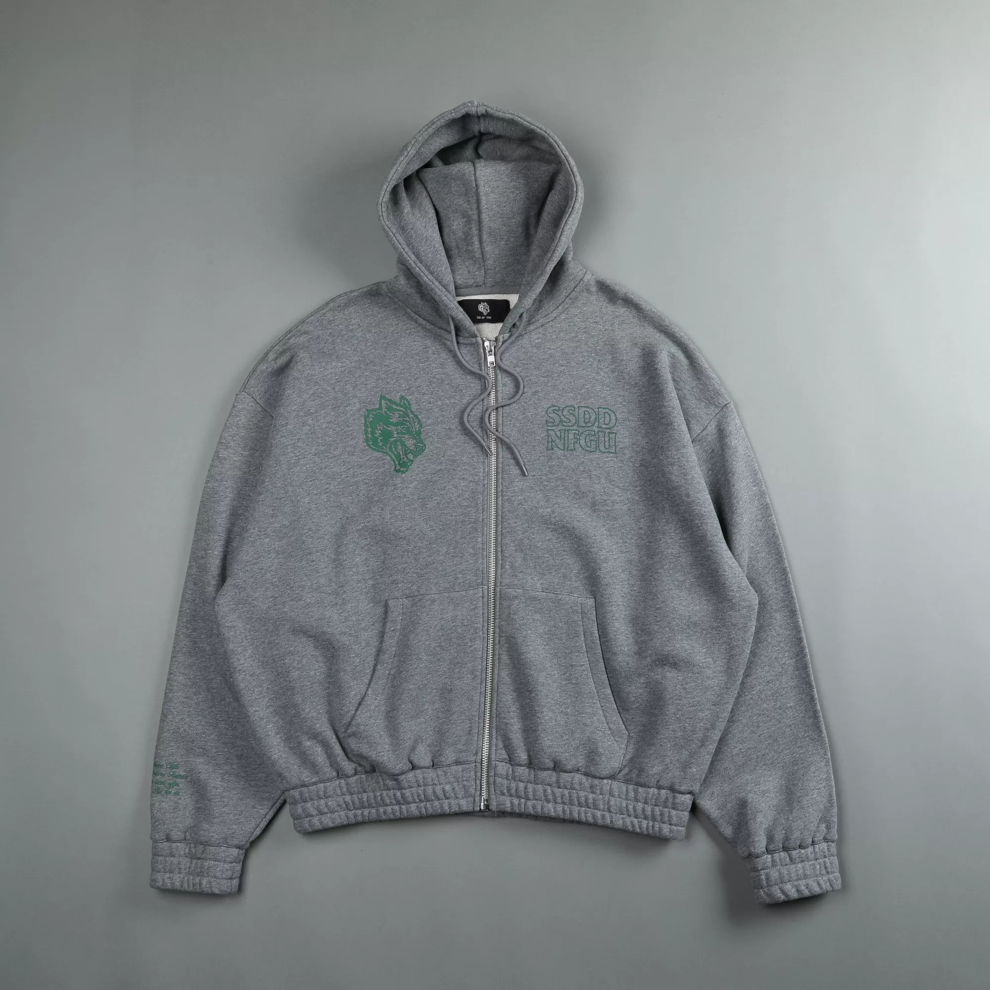 Store Nfgu Until Valhalla "Chambers" Zip Hoodie In Darc Athletic Men Zip Up Hoodies