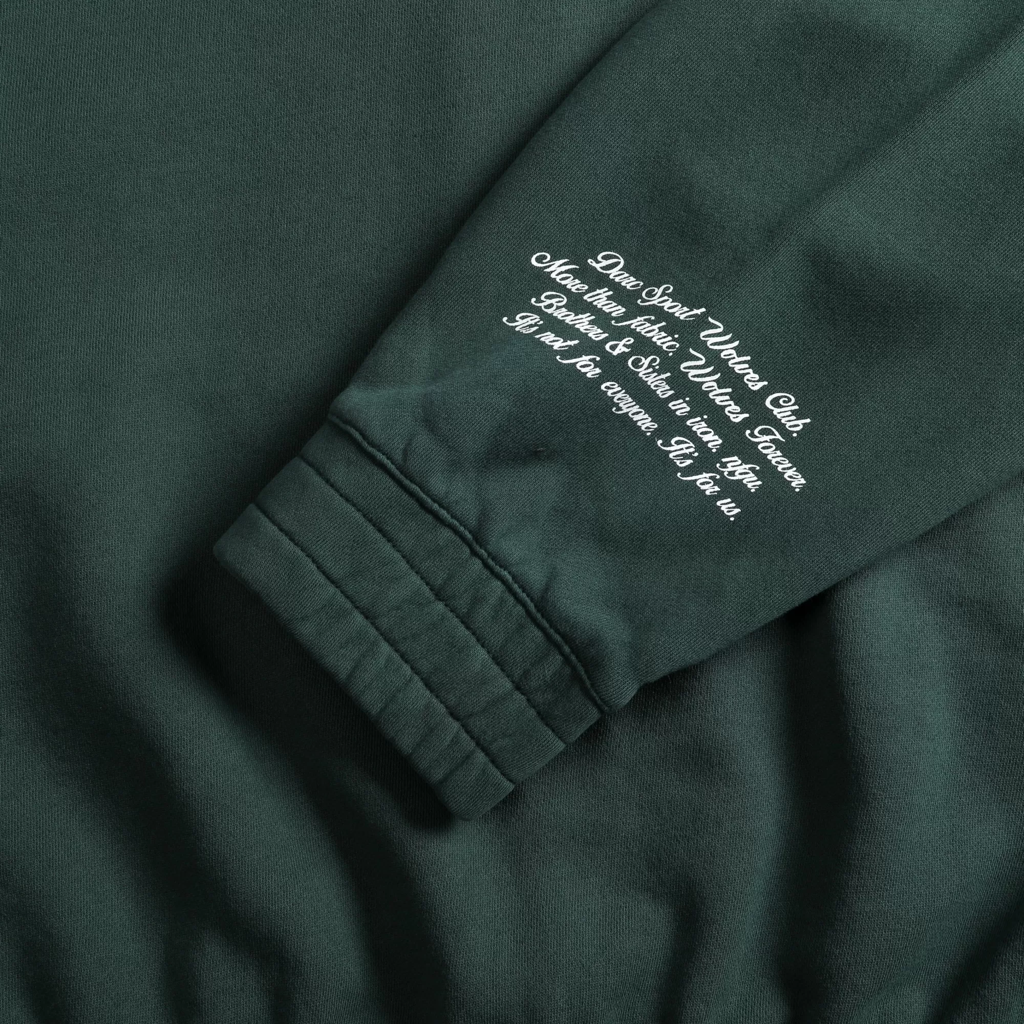 New Nfgu Until Valhalla "Chambers" Zip Hoodie In Norse Green Men Zip Up Hoodies