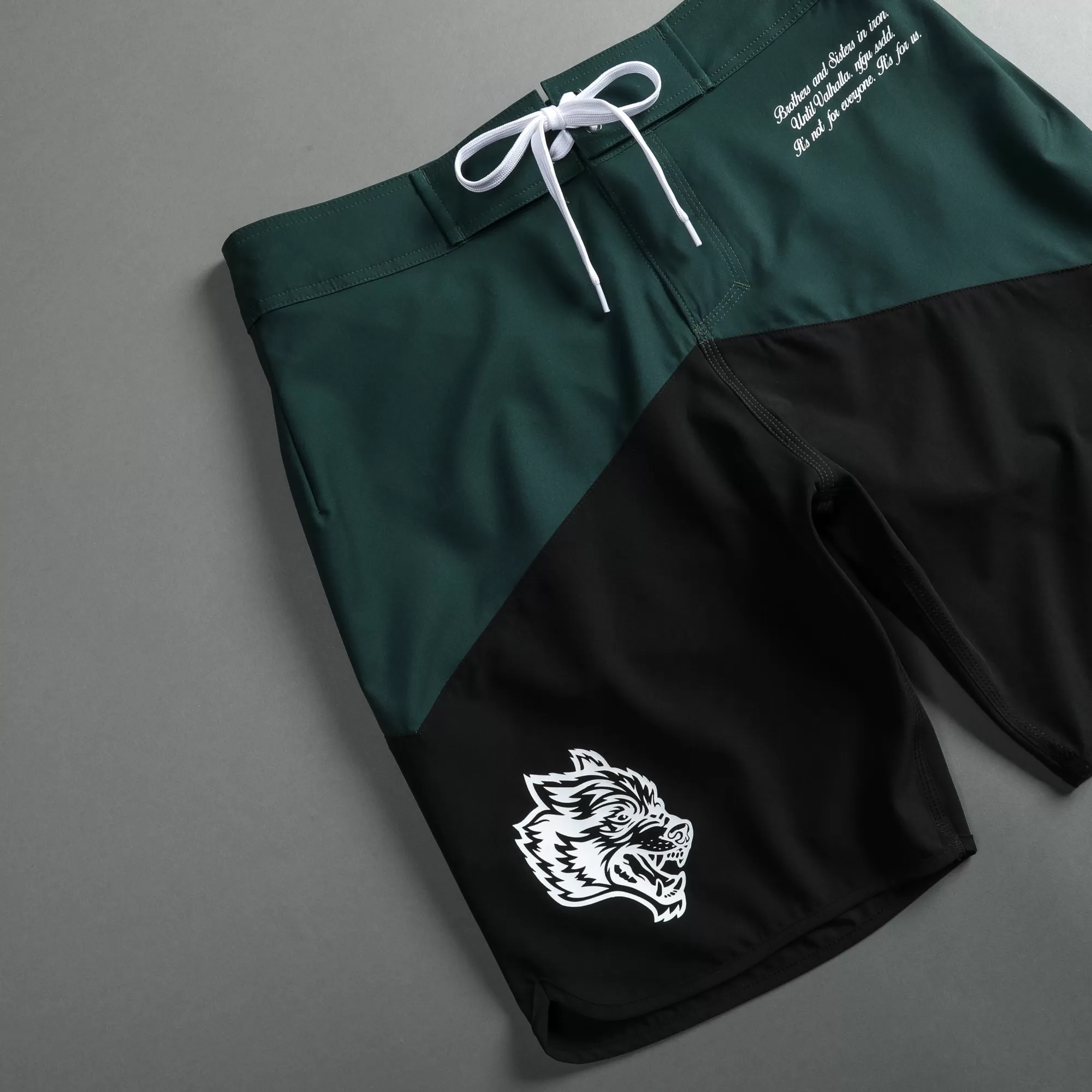 Fashion Nfgu Until Valhalla Stage Shorts In Norse Green/Black Men Shorts