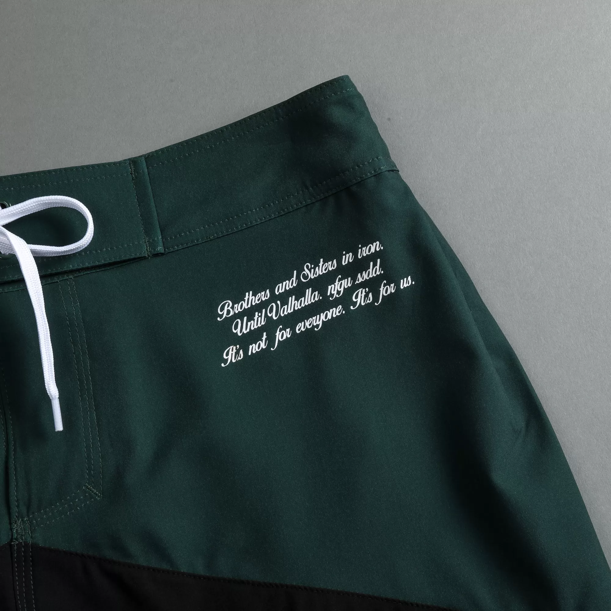 Fashion Nfgu Until Valhalla Stage Shorts In Norse Green/Black Men Shorts