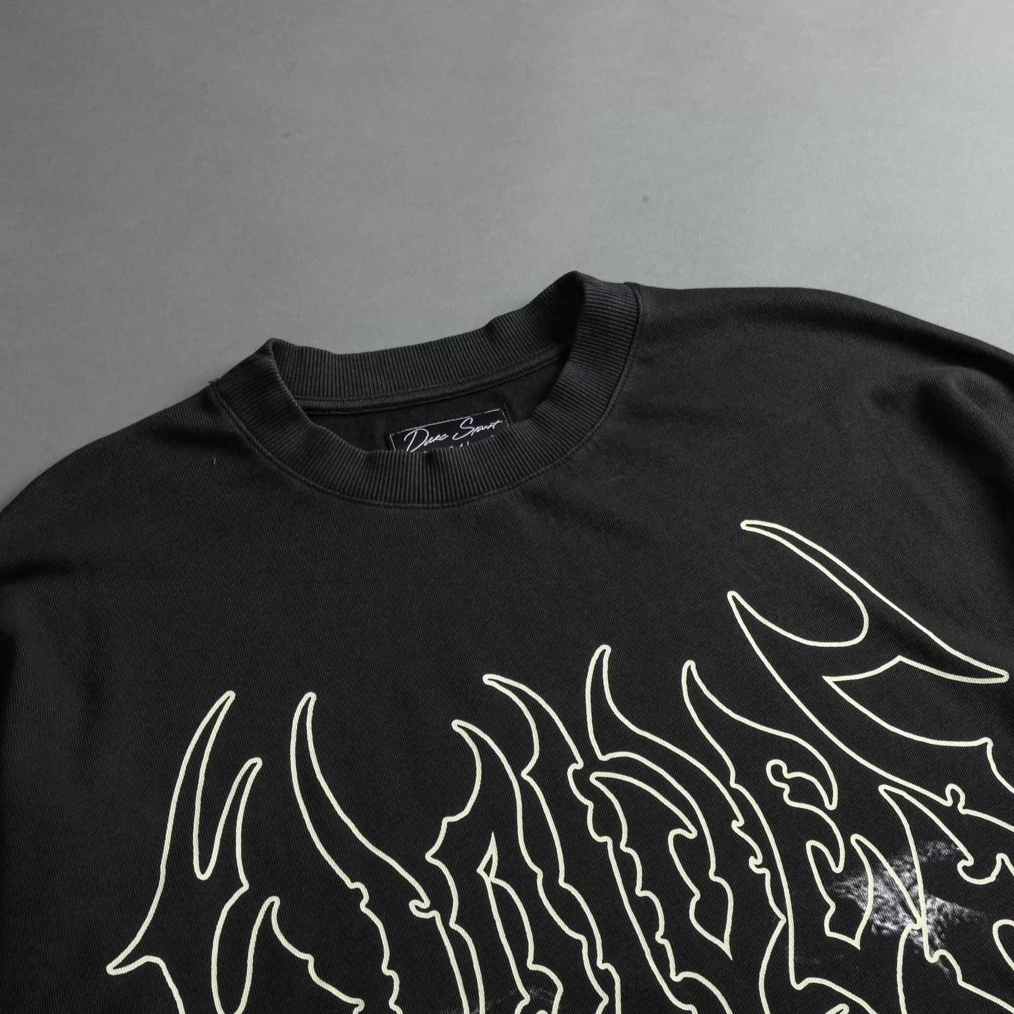 Store Norse Blood Thirsty "Premium Vintage" Oversized Tee In Black Men Premium/Oversized Tees