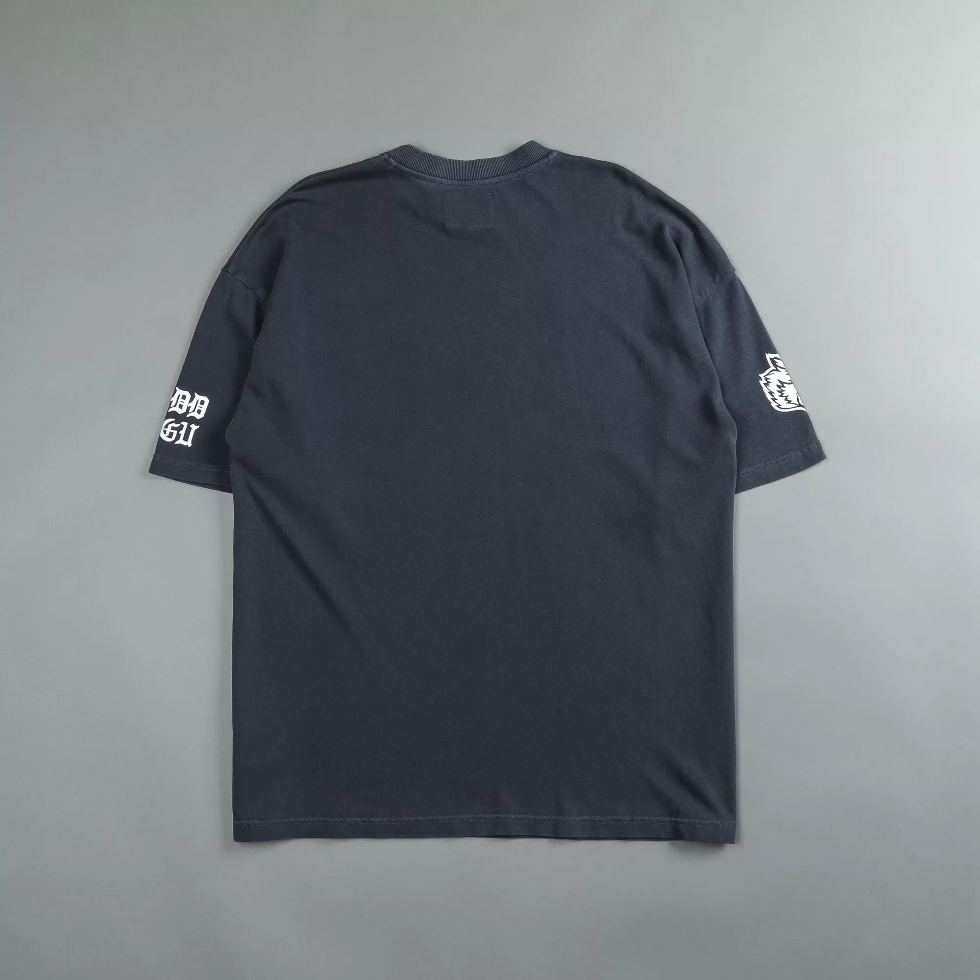 Flash Sale Norse Blood Thirsty "Premium Vintage" Oversized Tee In Midnight Blue Men Premium/Oversized Tees