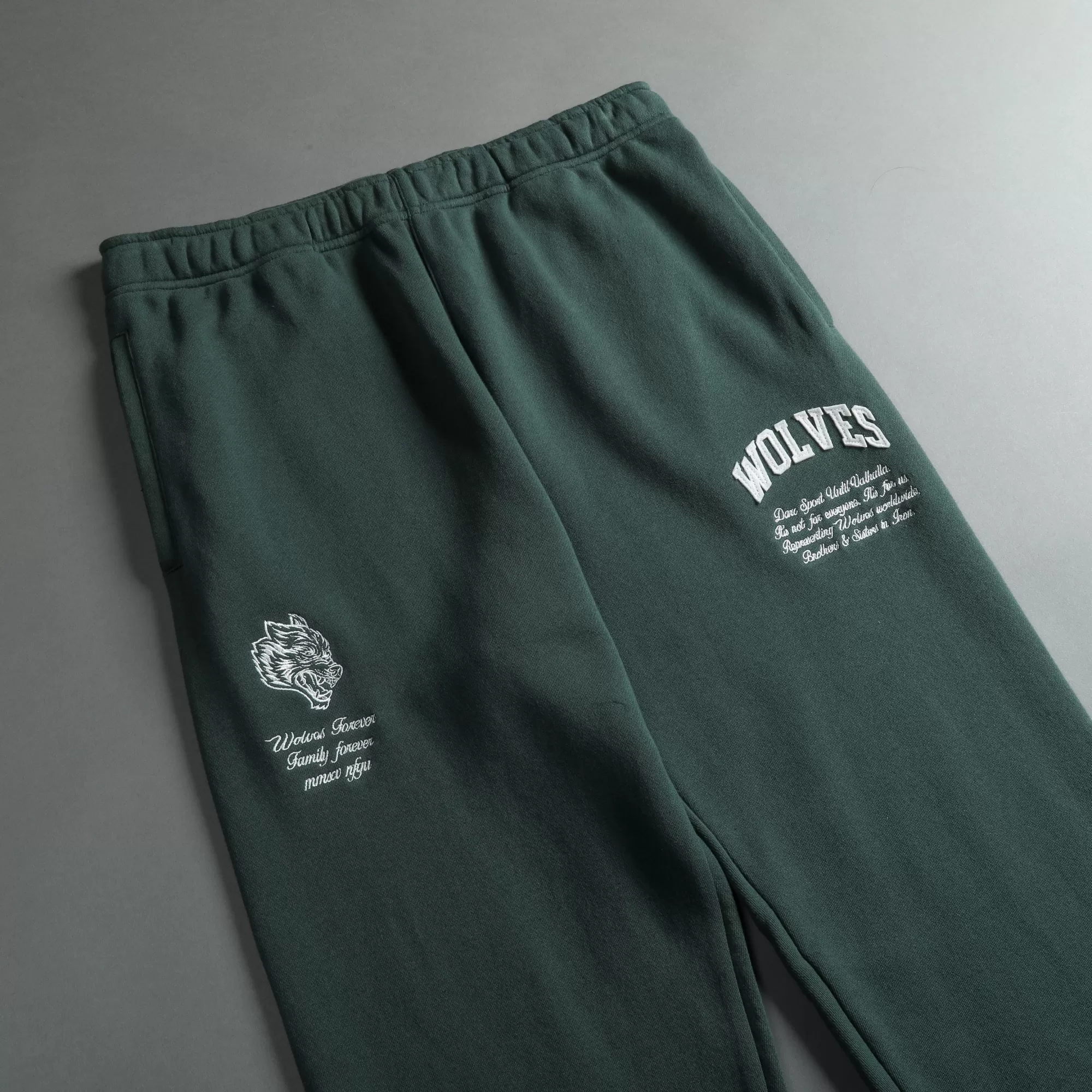 Discount Our Way Premium Post Lounge Sweats In Norse Green Men Pants