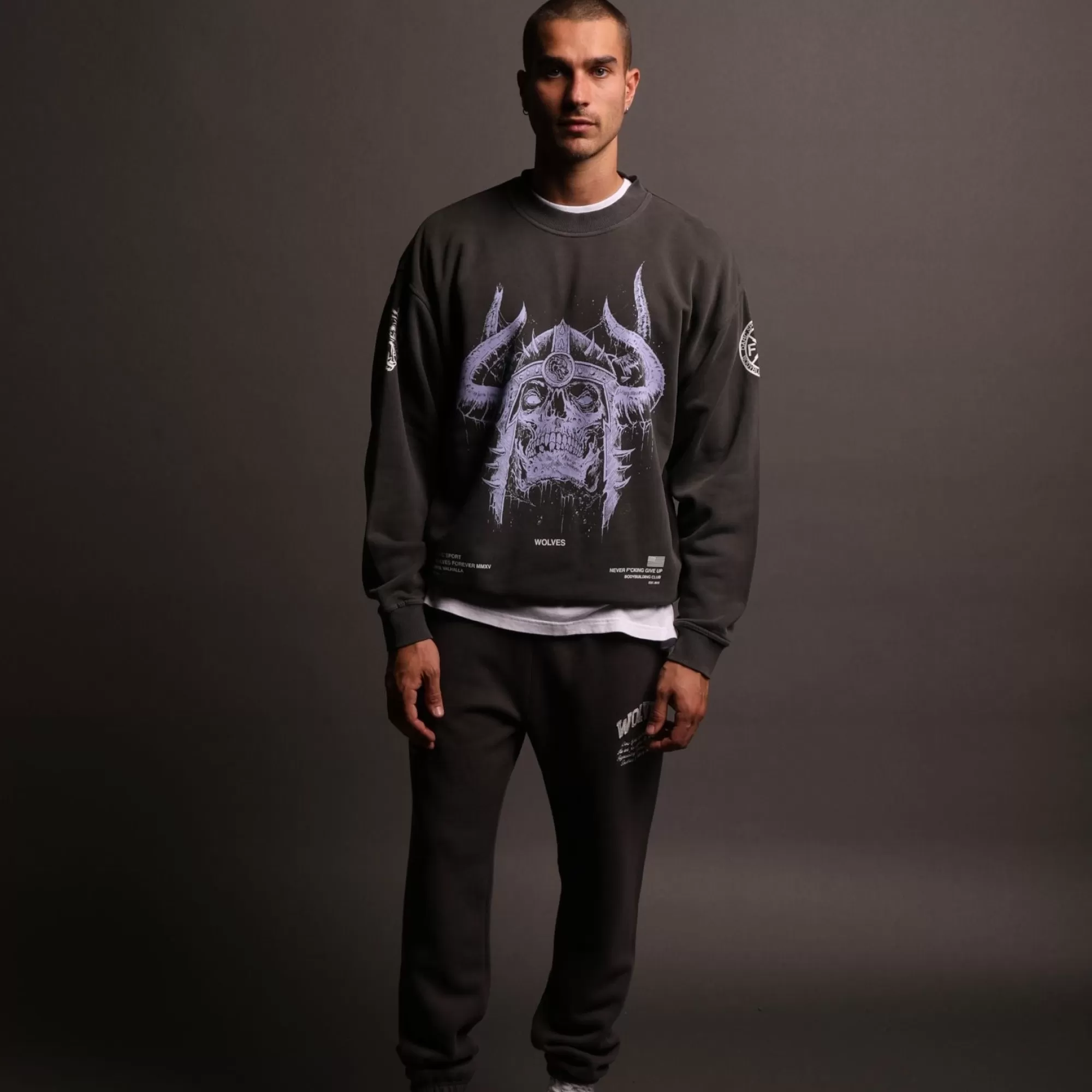 Store Our Way Premium Post Lounge Sweats In Wolf Gray Men Pants