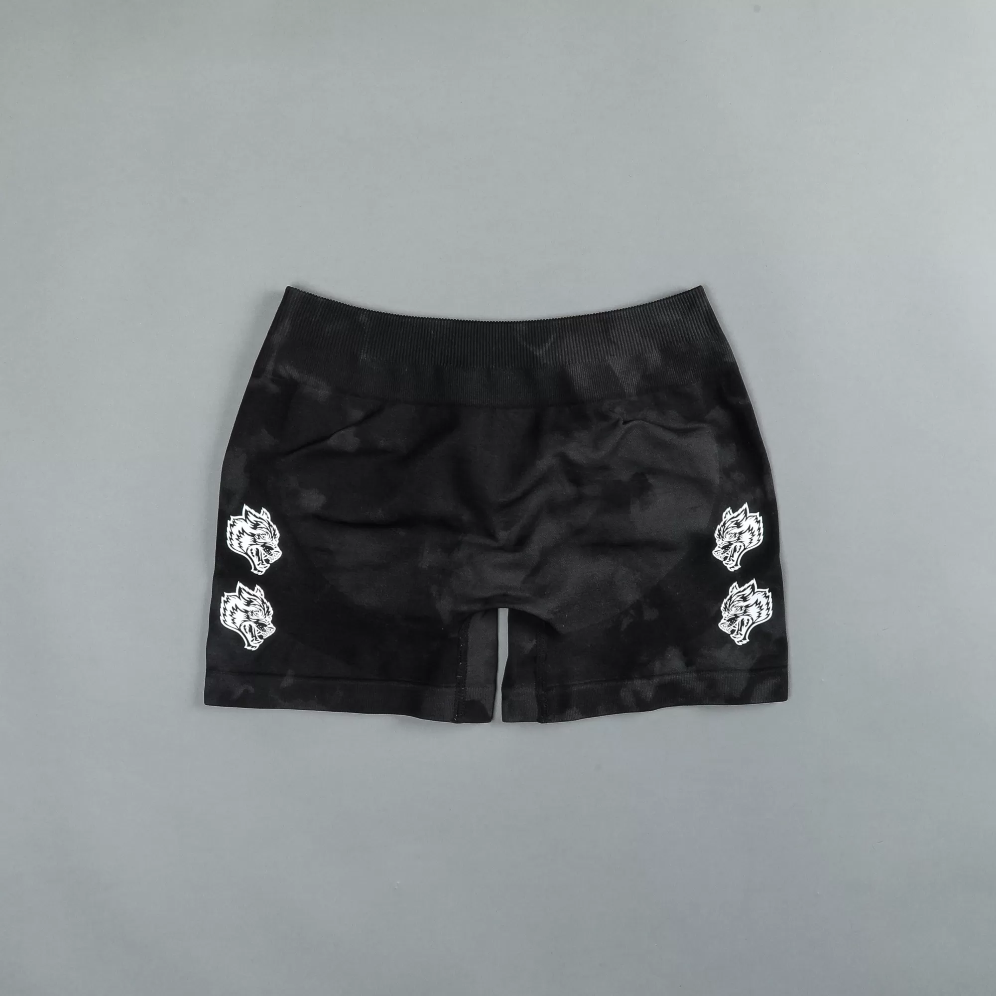 Best Sale Quad Wolf Everson "Katya" Shorts In Tonal Black Jumbo Marble Women Bottoms
