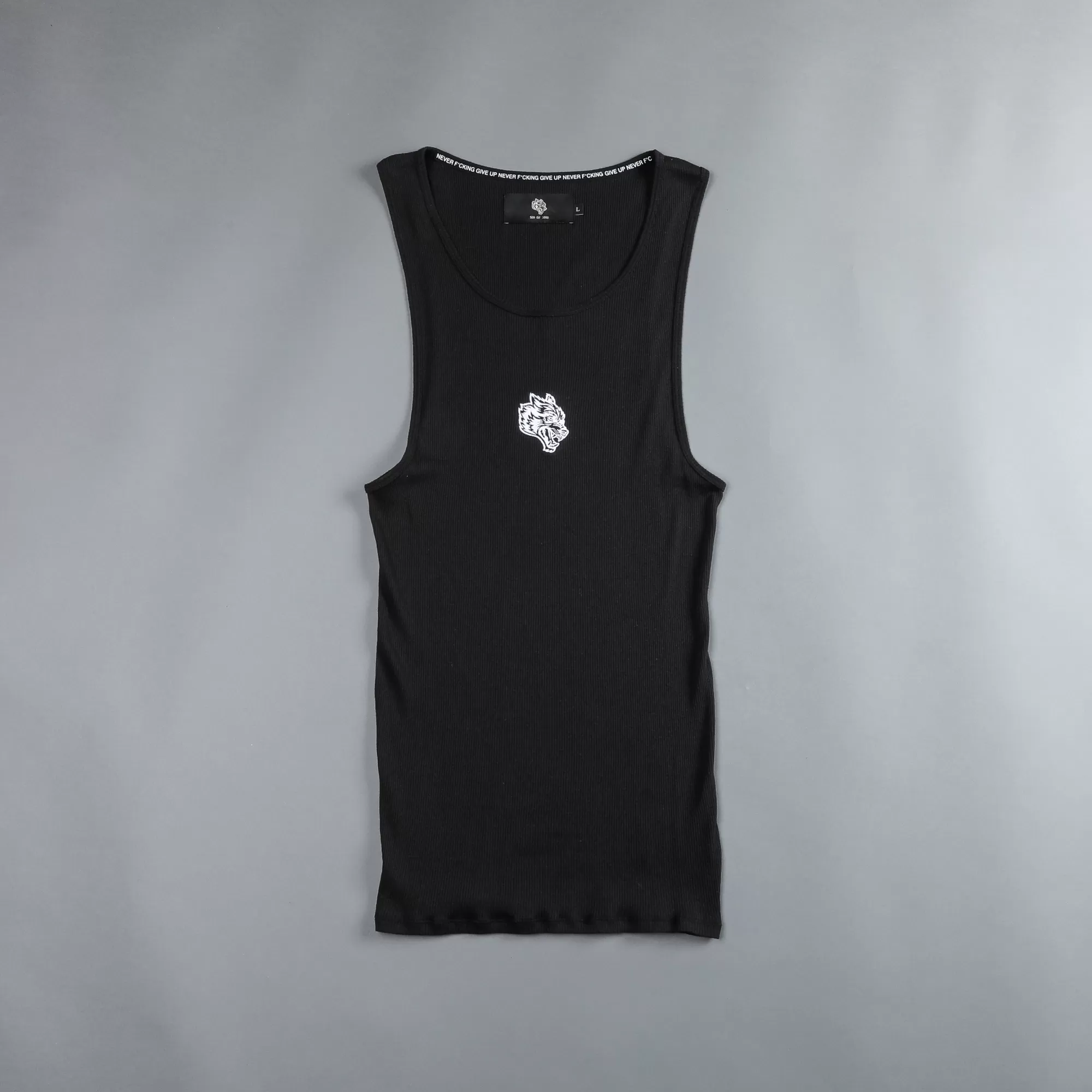 Flash Sale Rep "Ribbed" Tank In Black Men Tanks/Muscle Tees