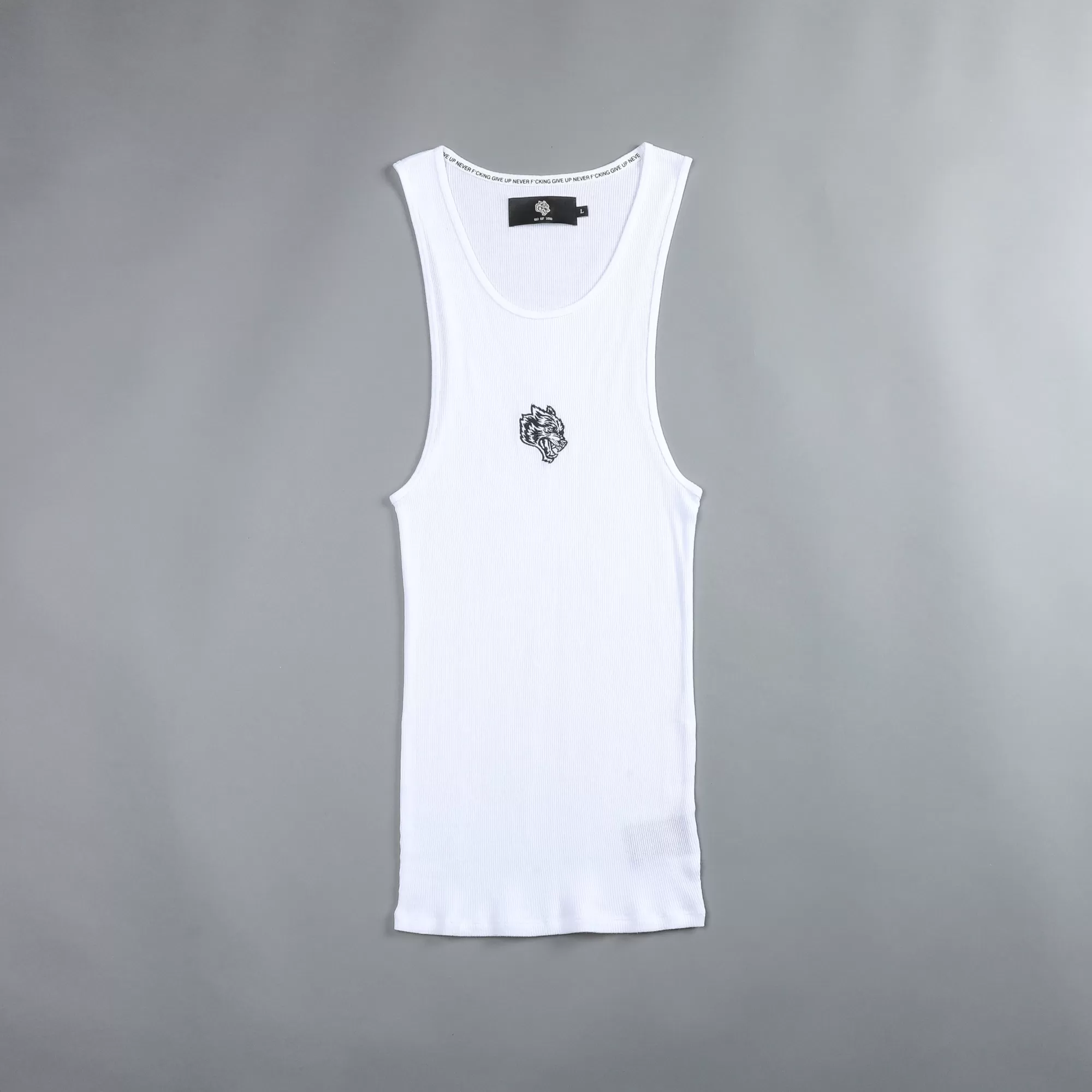 Fashion Rep "Ribbed" Tank In White Men Tanks/Muscle Tees