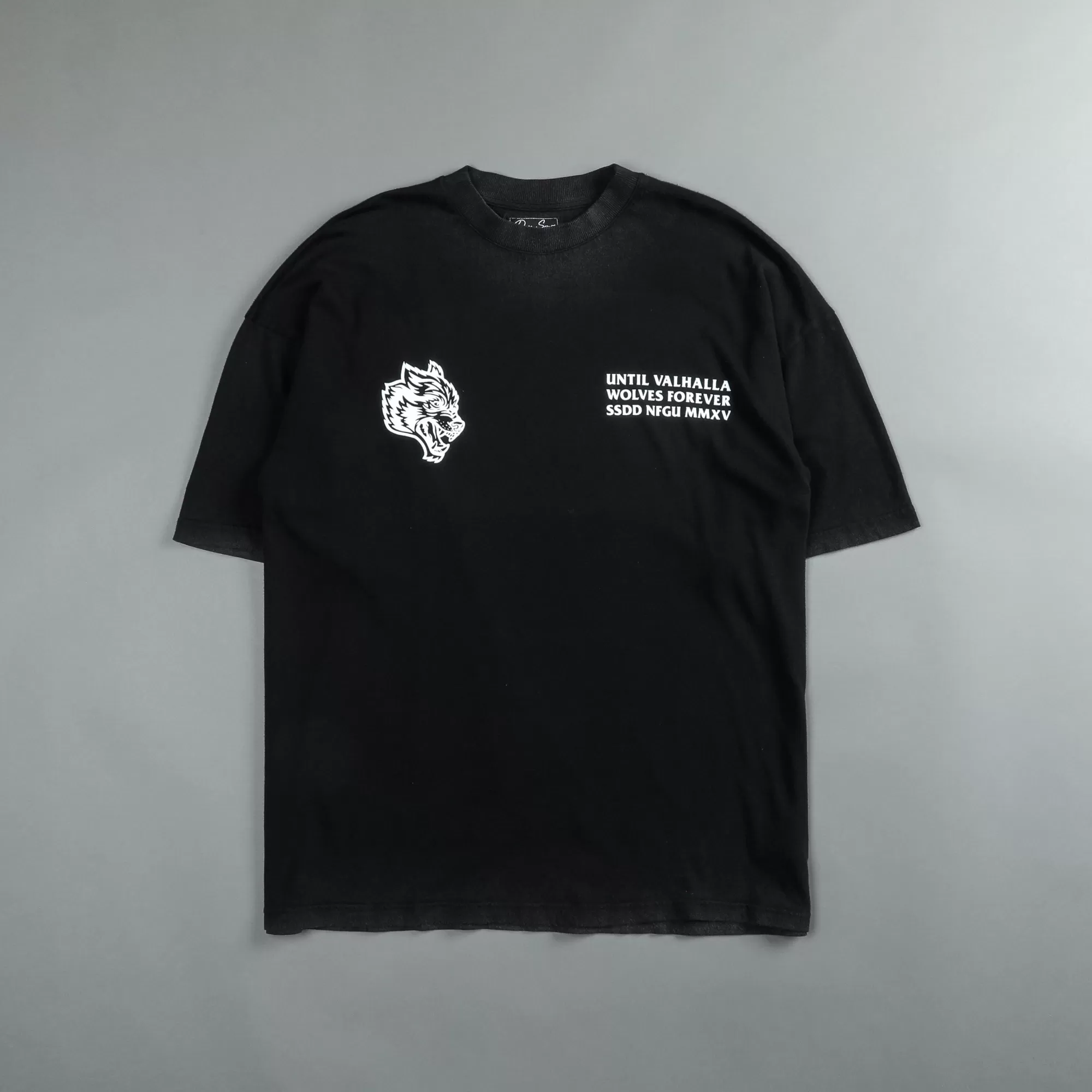 Cheap Rest In Valhalla "Premium Vintage" Oversized Tee In Black Men Premium/Oversized Tees