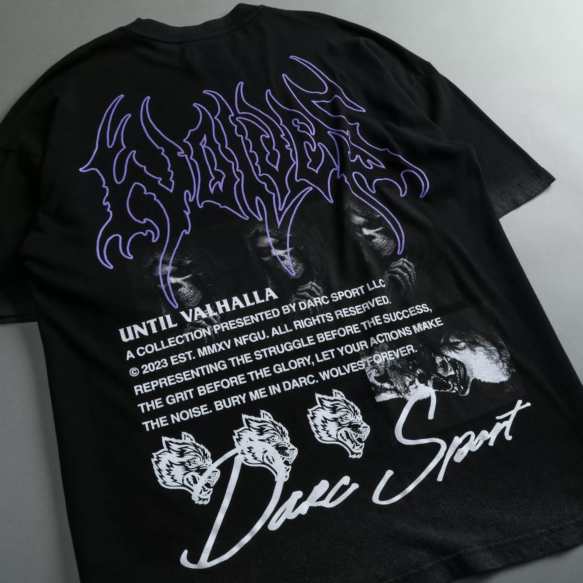 Cheap Rest In Valhalla "Premium Vintage" Oversized Tee In Black Men Premium/Oversized Tees