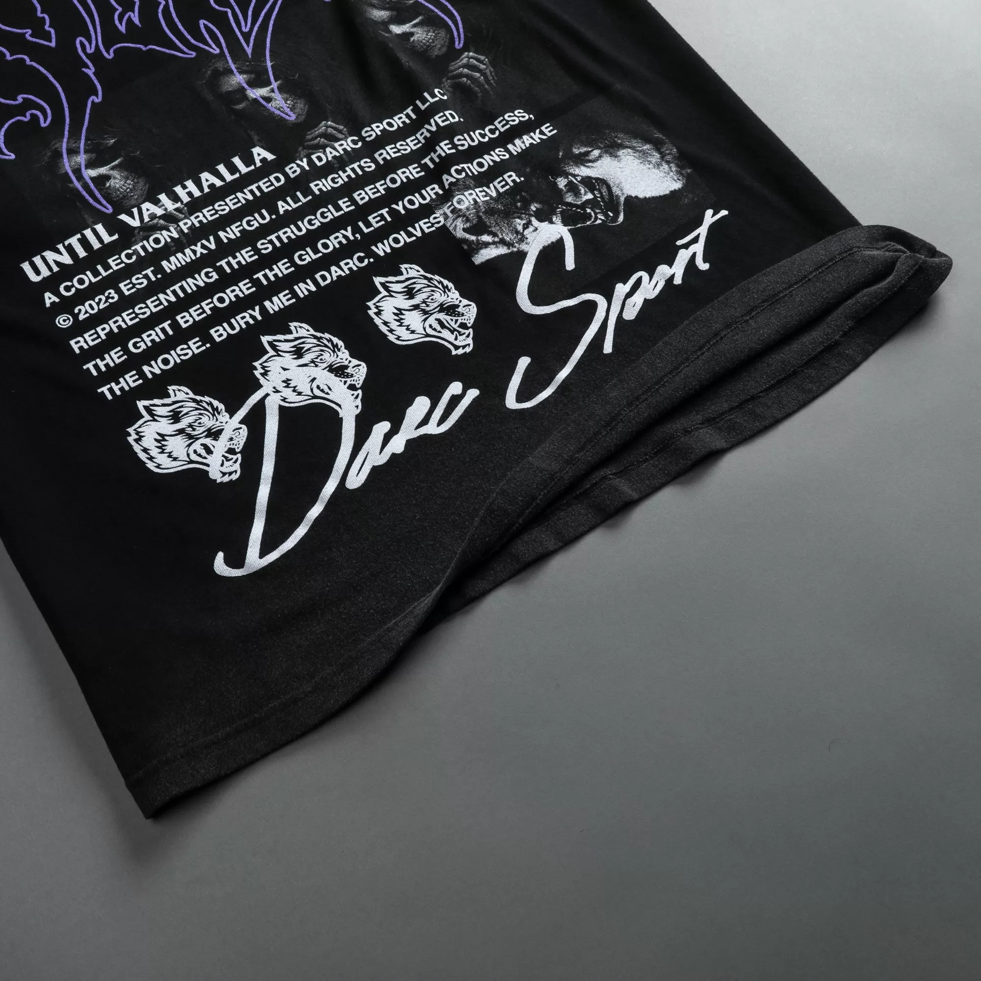Cheap Rest In Valhalla "Premium Vintage" Oversized Tee In Black Men Premium/Oversized Tees