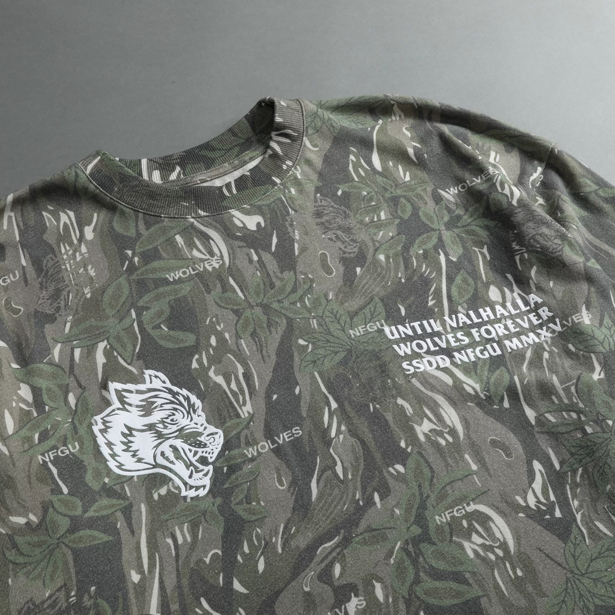 Outlet Rest In Valhalla "Premium Vintage" Oversized Tee In Norse Camo Men Premium/Oversized Tees