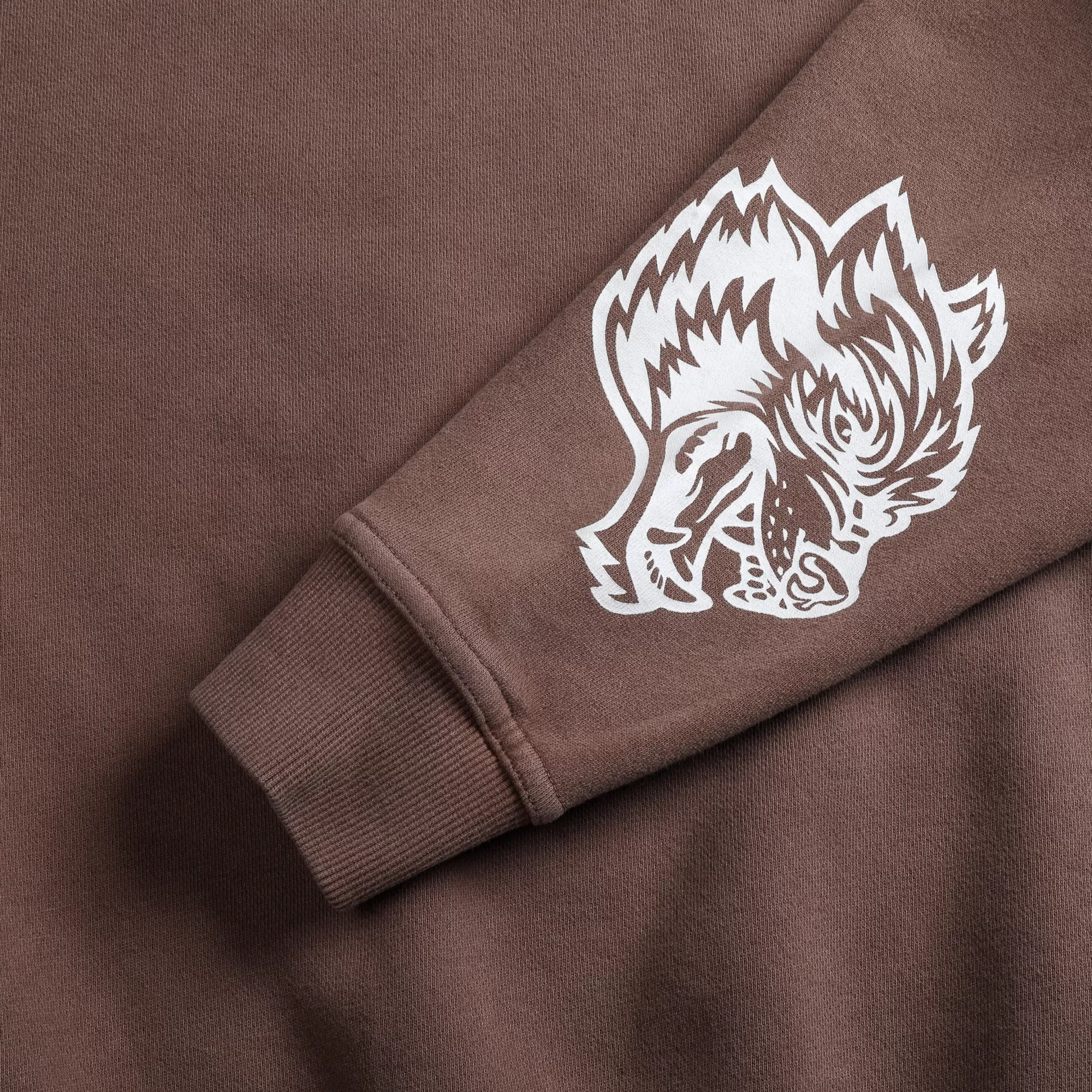 Best Sewn Together "Vintage Cornell" She Crewneck In Norse Brown Women Tops