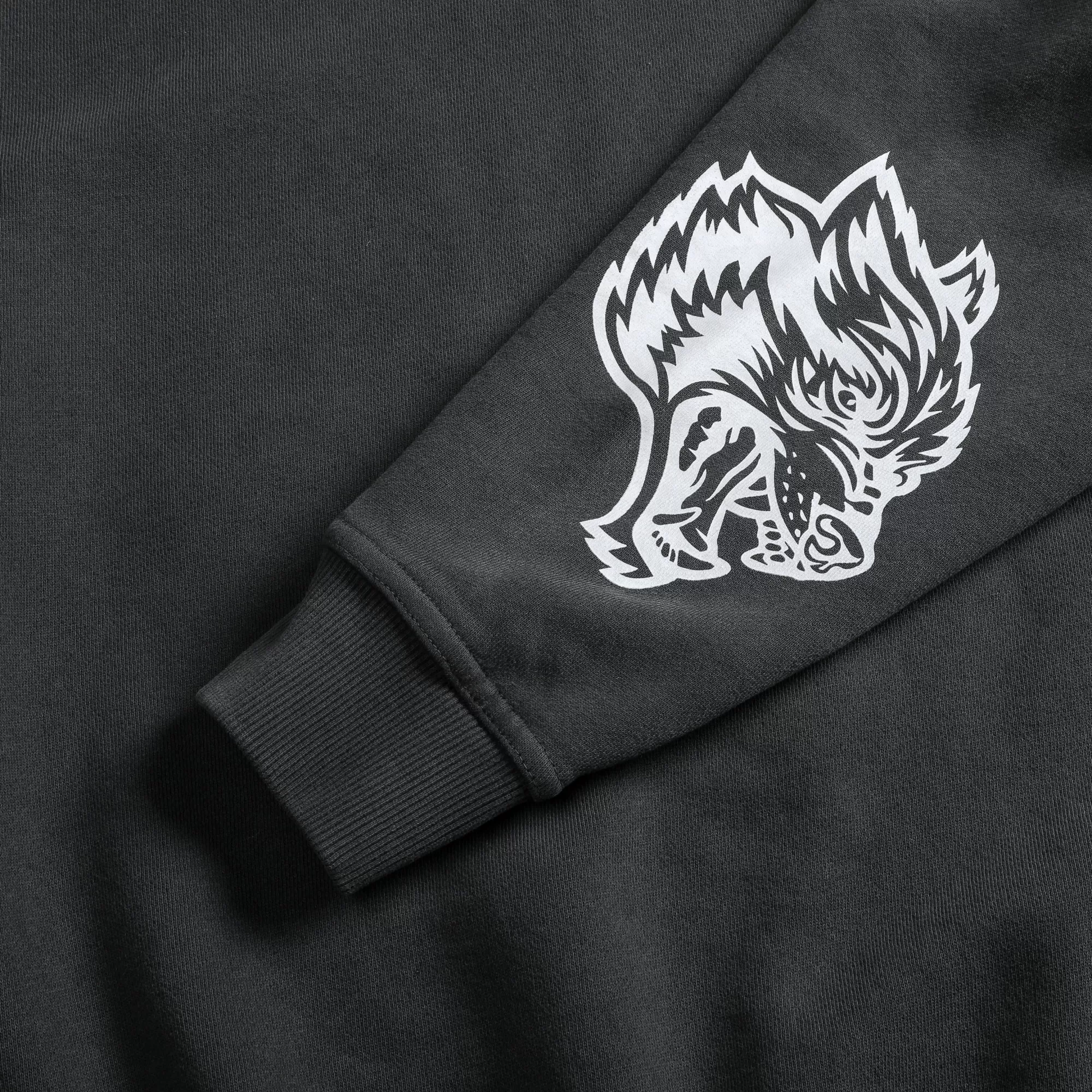 New Sewn Together "Vintage Cornell" She Crewneck In Wolf Gray Women Tops