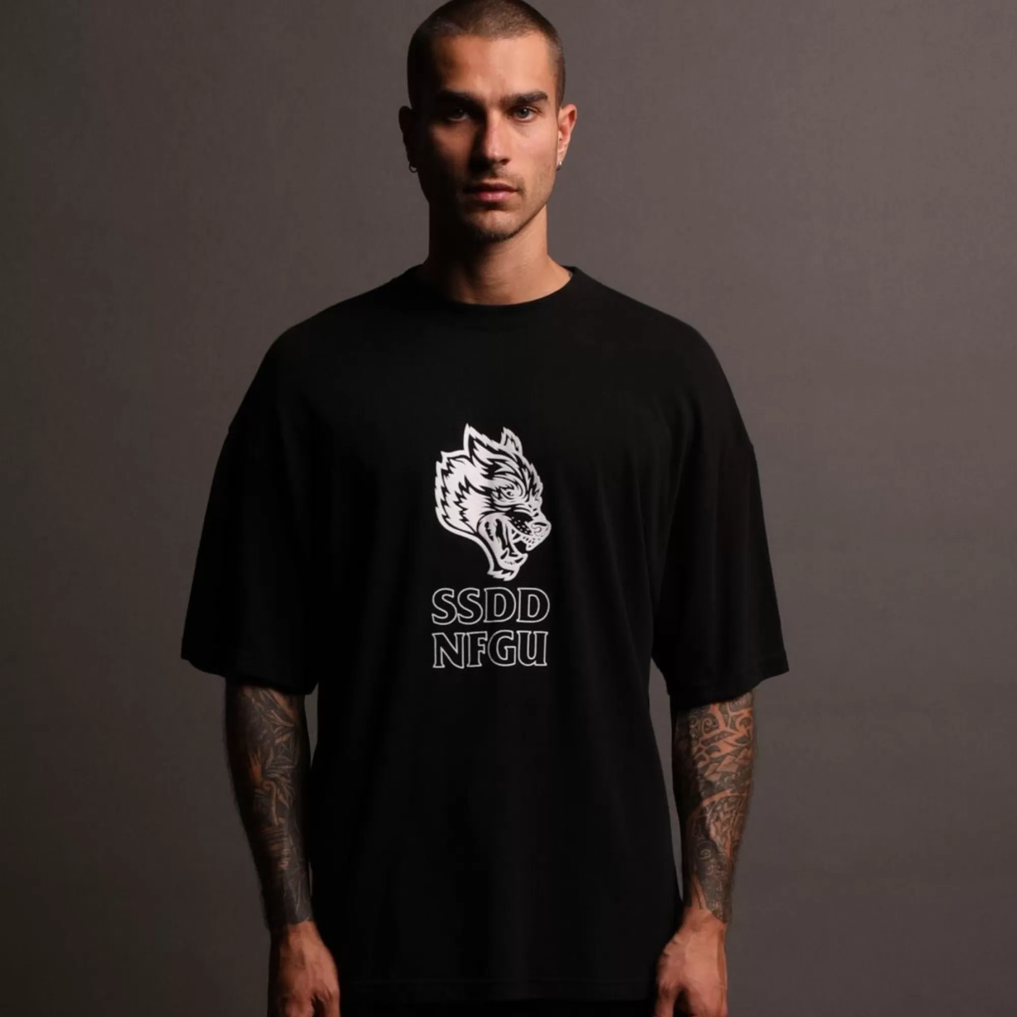 Flash Sale Slain Hall "Premium" Oversized Tee In Black Men Premium/Oversized Tees