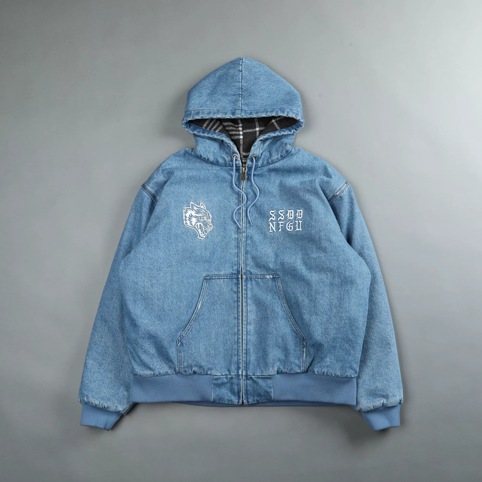 Best Ssdd Cooper Jacket In Distressed Denim Men Jackets/Outerwear
