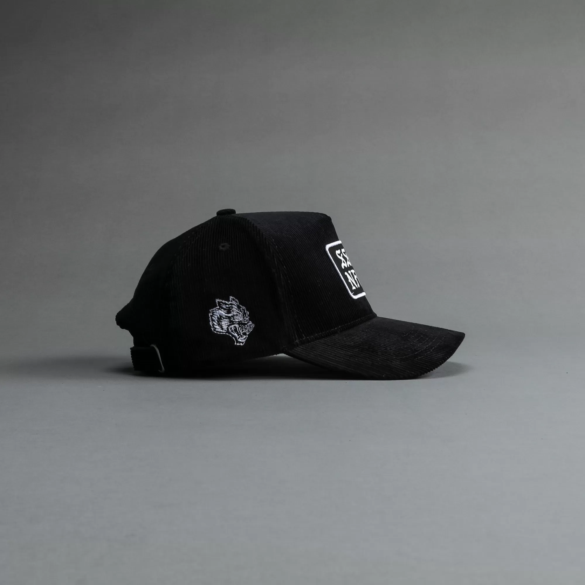 Hot Ssdd Corduroy 5 Panel Hat In Black Headwear