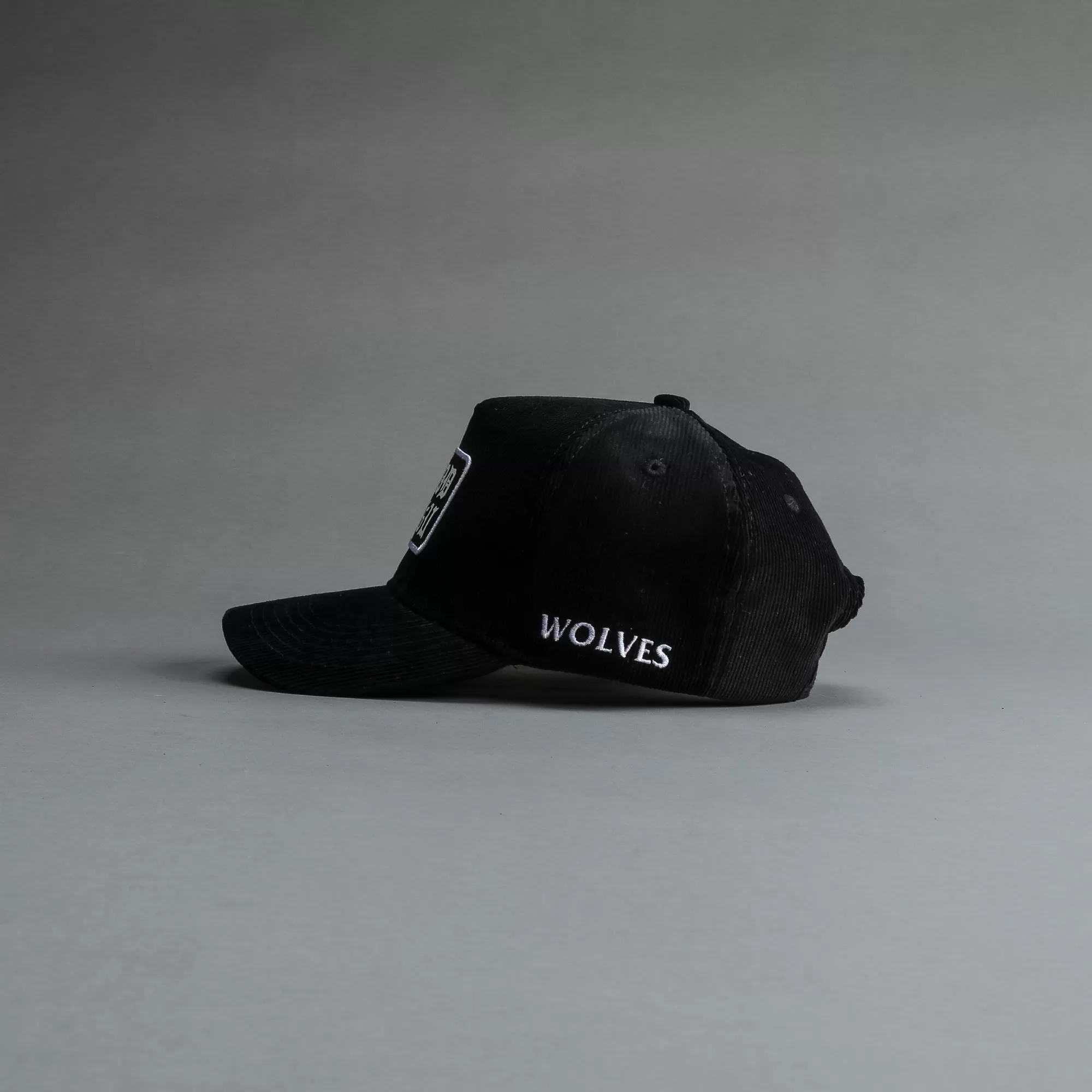 Hot Ssdd Corduroy 5 Panel Hat In Black Headwear