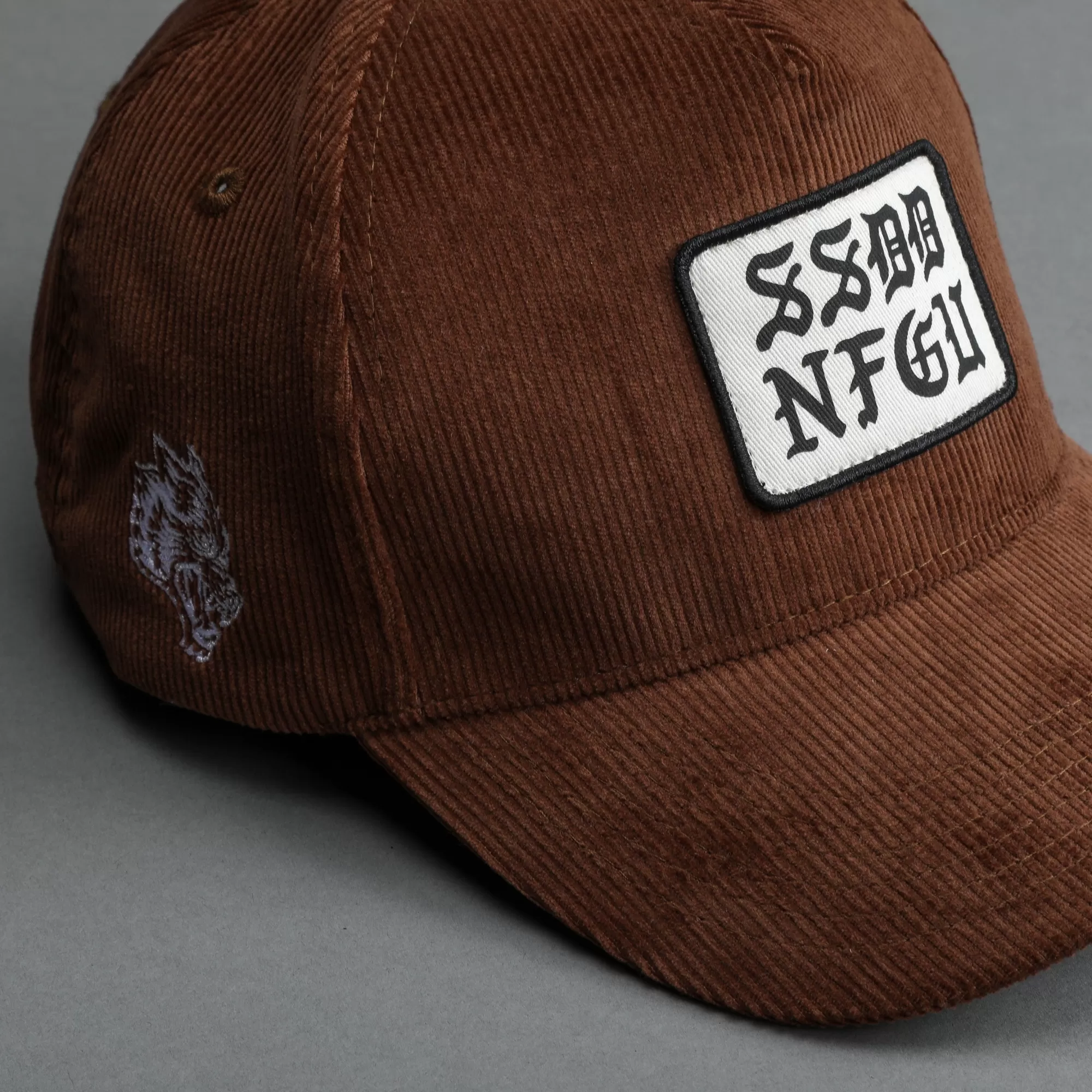 Sale Ssdd Corduroy 5 Panel Hat In Norse Brown Headwear