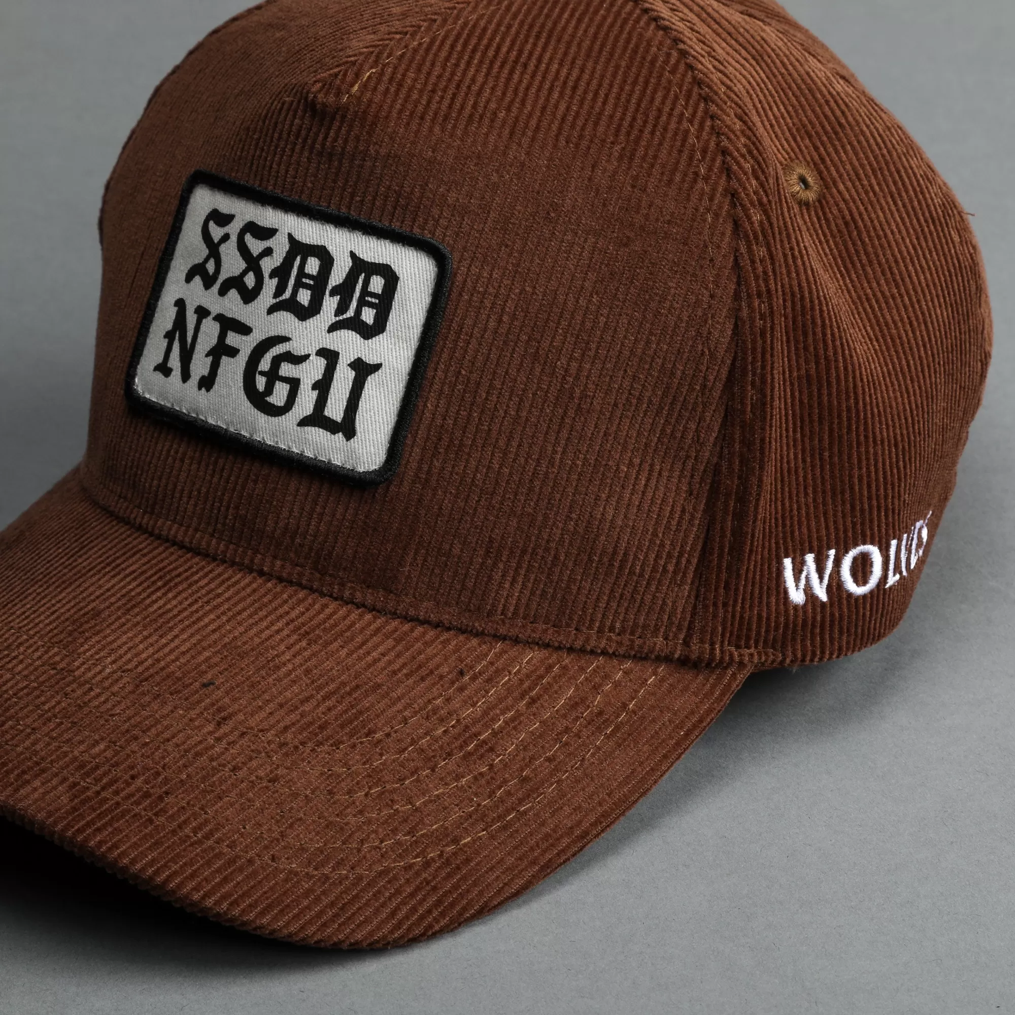 Sale Ssdd Corduroy 5 Panel Hat In Norse Brown Headwear