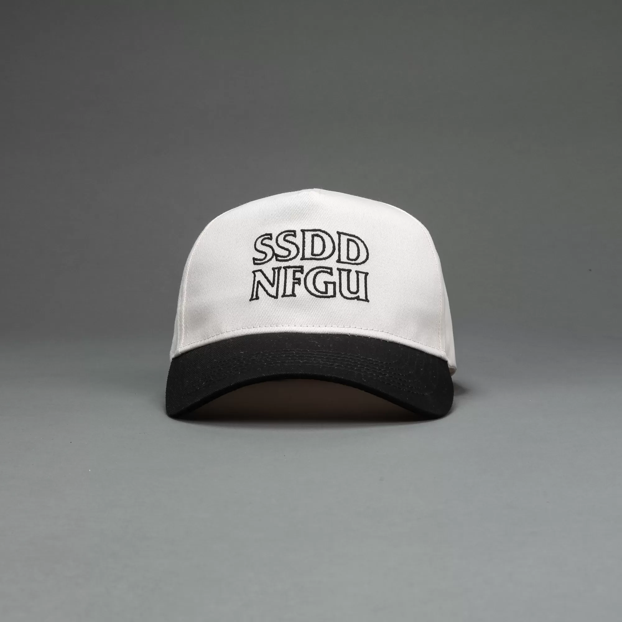 Best Ssdd Nfgu 5 Panel Hat In Cream/Black Headwear