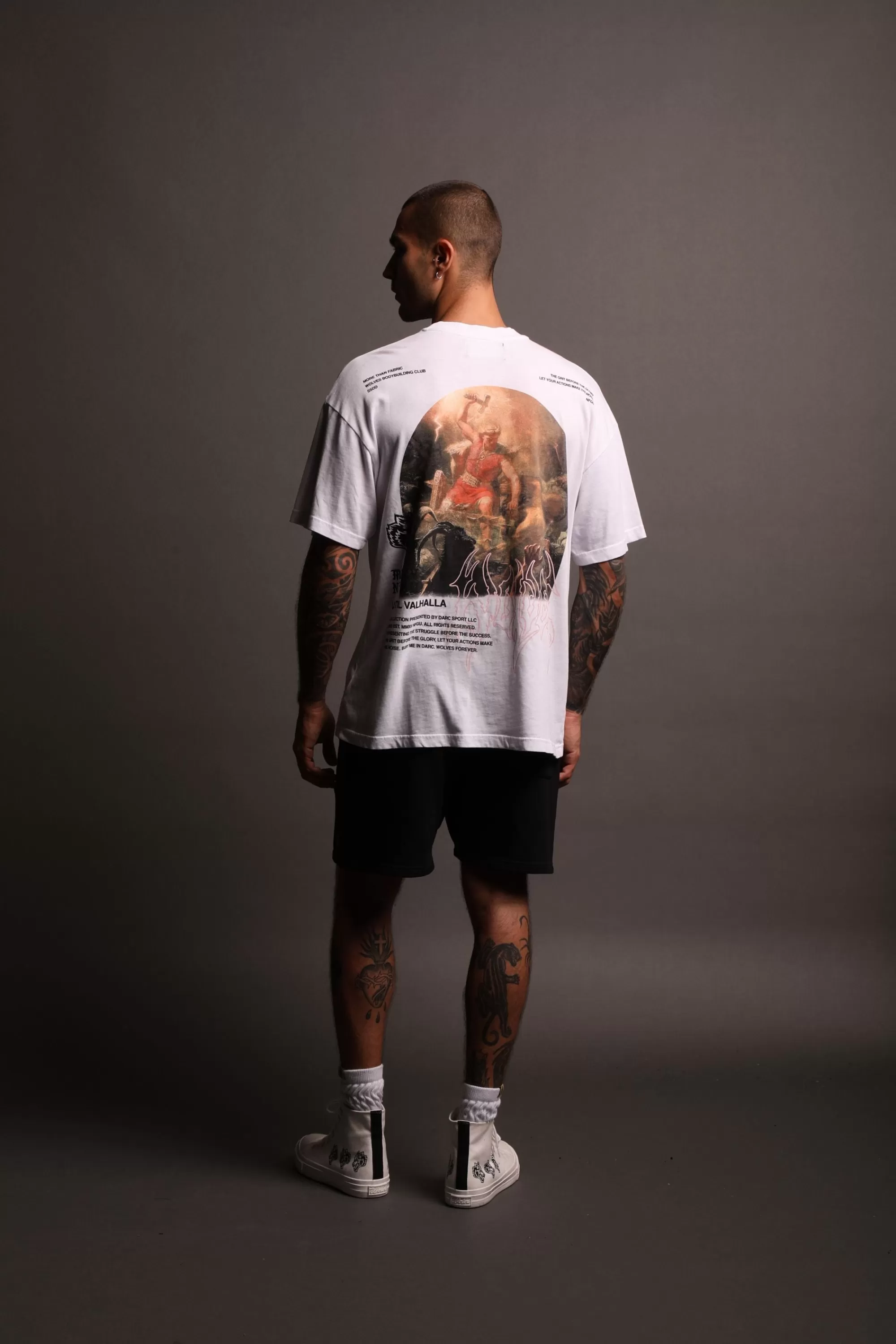 Outlet The Hammer "Premium" Oversized Unisex Tee In White Men Premium/Oversized Tees