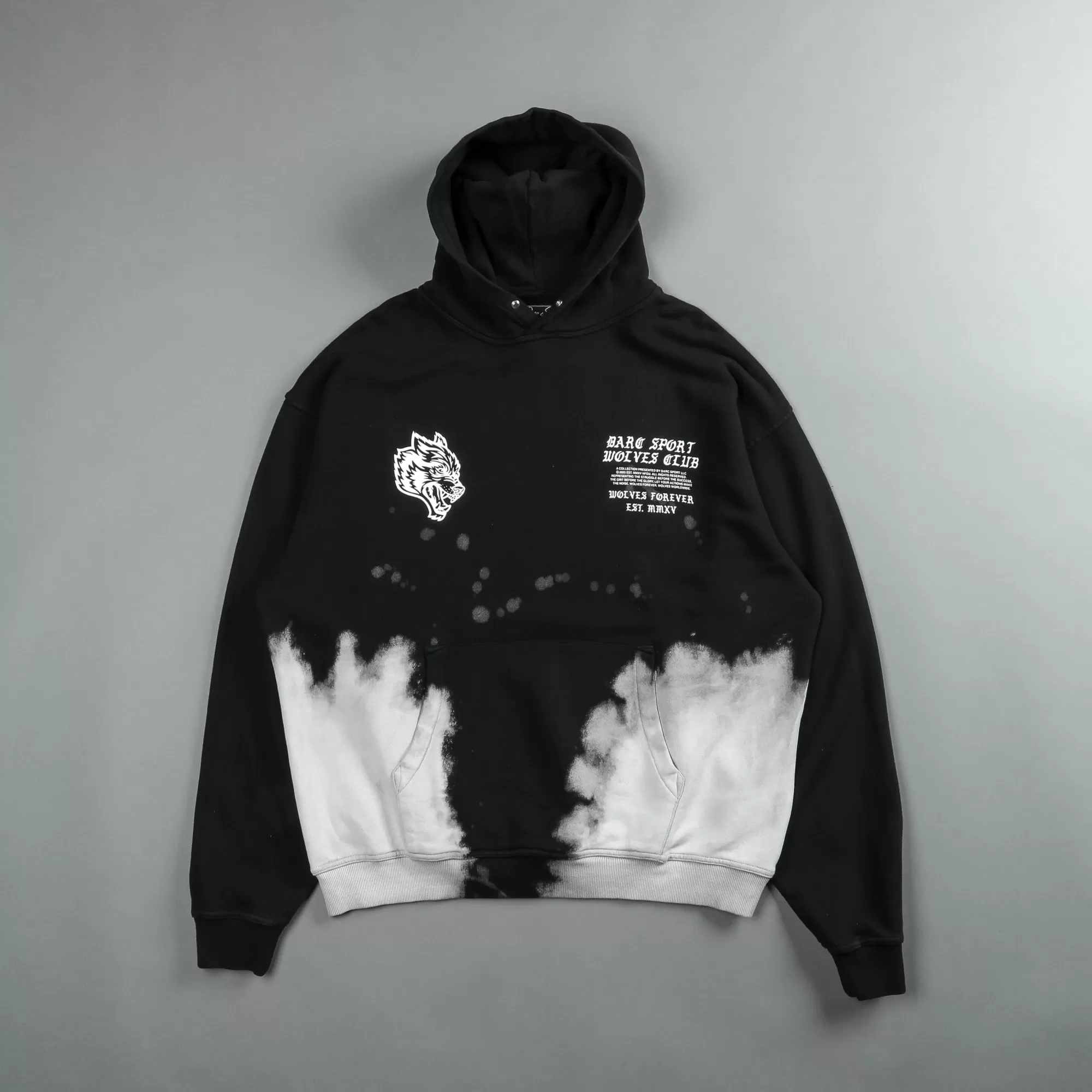 Best Sale The War Within "Vintage Pierce" Hoodie In Black Beneath Us Acid Wash Men Pierce Hoodies