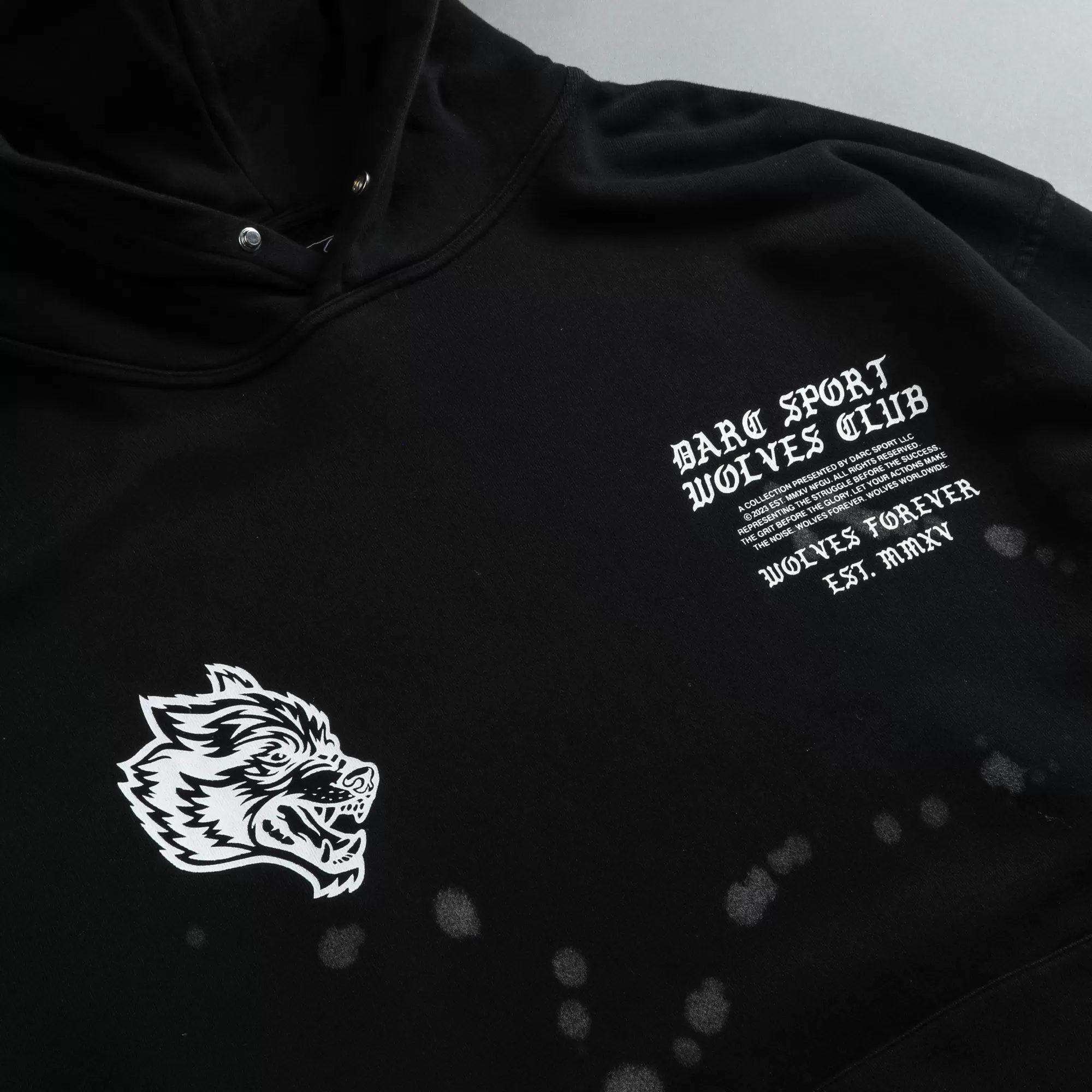 Best Sale The War Within "Vintage Pierce" Hoodie In Black Beneath Us Acid Wash Men Pierce Hoodies