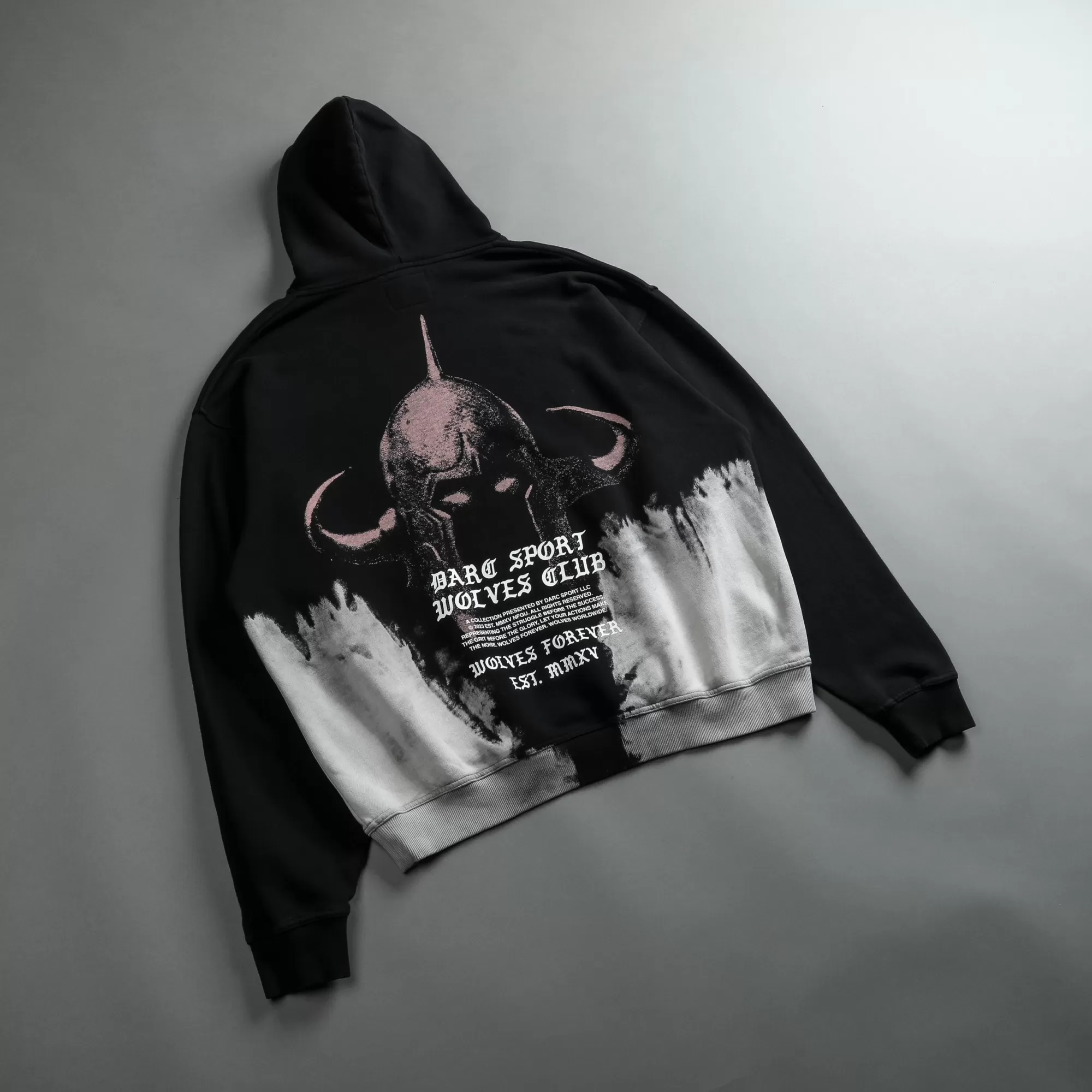 Best Sale The War Within "Vintage Pierce" Hoodie In Black Beneath Us Acid Wash Men Pierce Hoodies