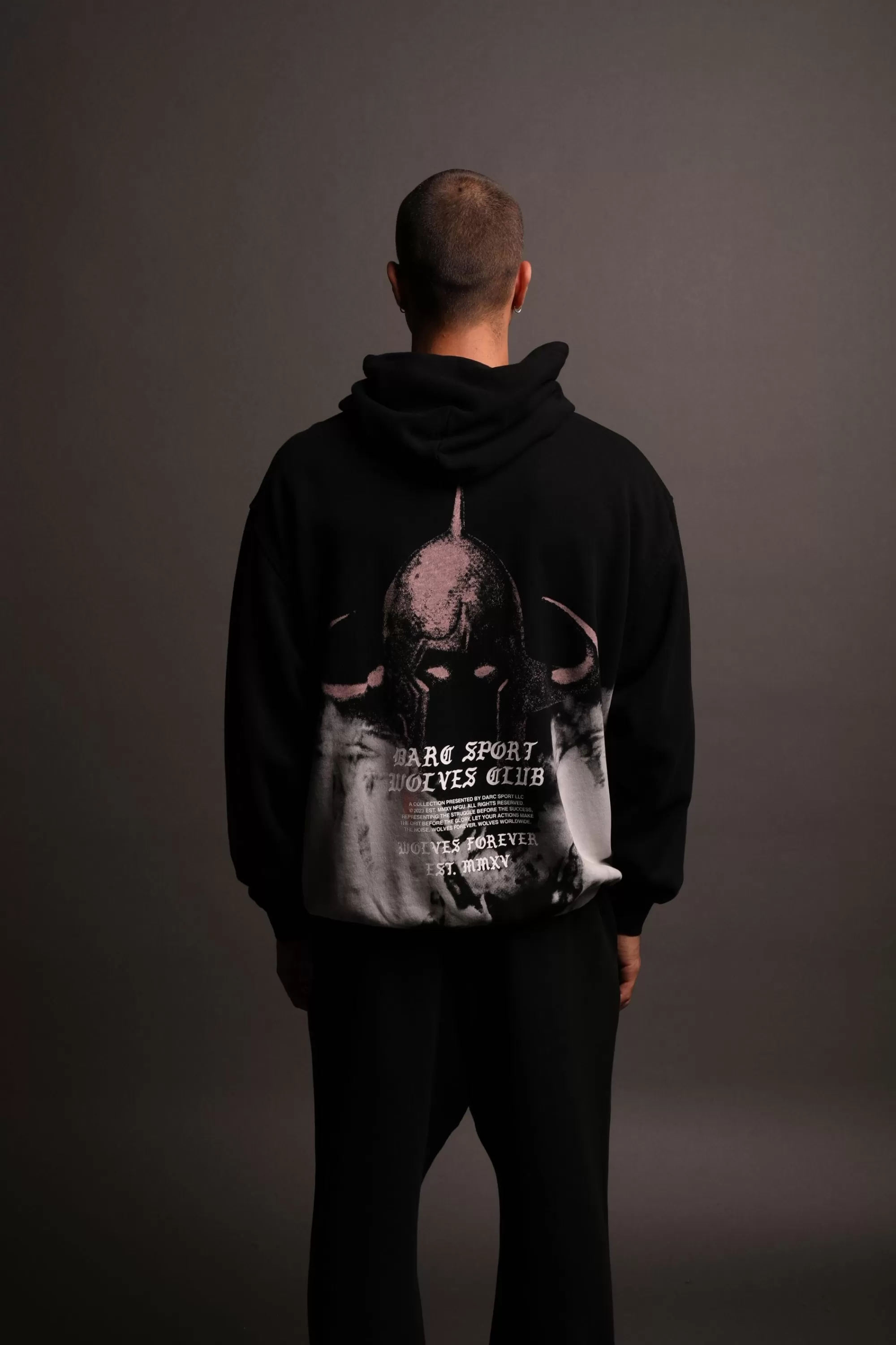Best Sale The War Within "Vintage Pierce" Hoodie In Black Beneath Us Acid Wash Men Pierce Hoodies