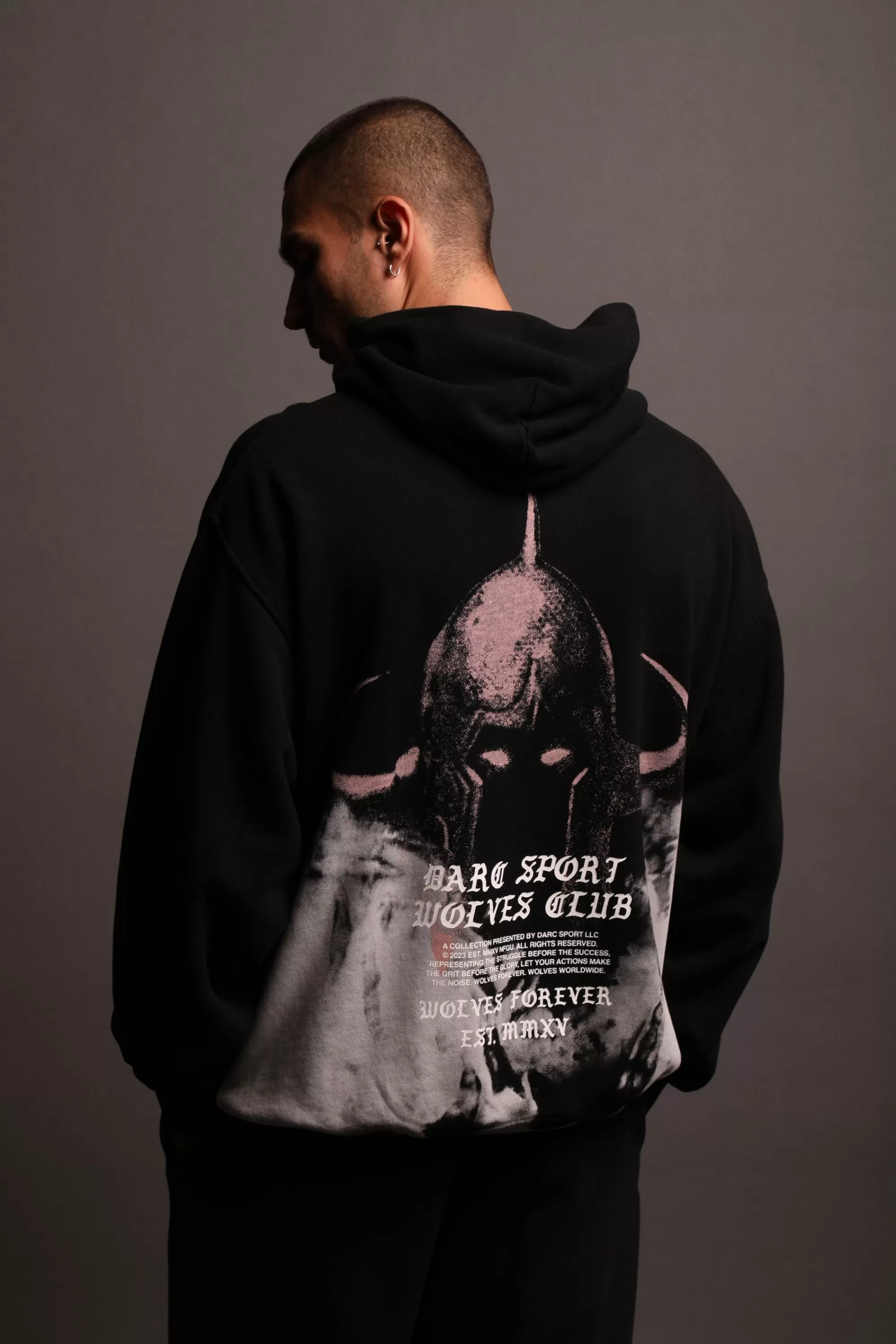 Best Sale The War Within "Vintage Pierce" Hoodie In Black Beneath Us Acid Wash Men Pierce Hoodies