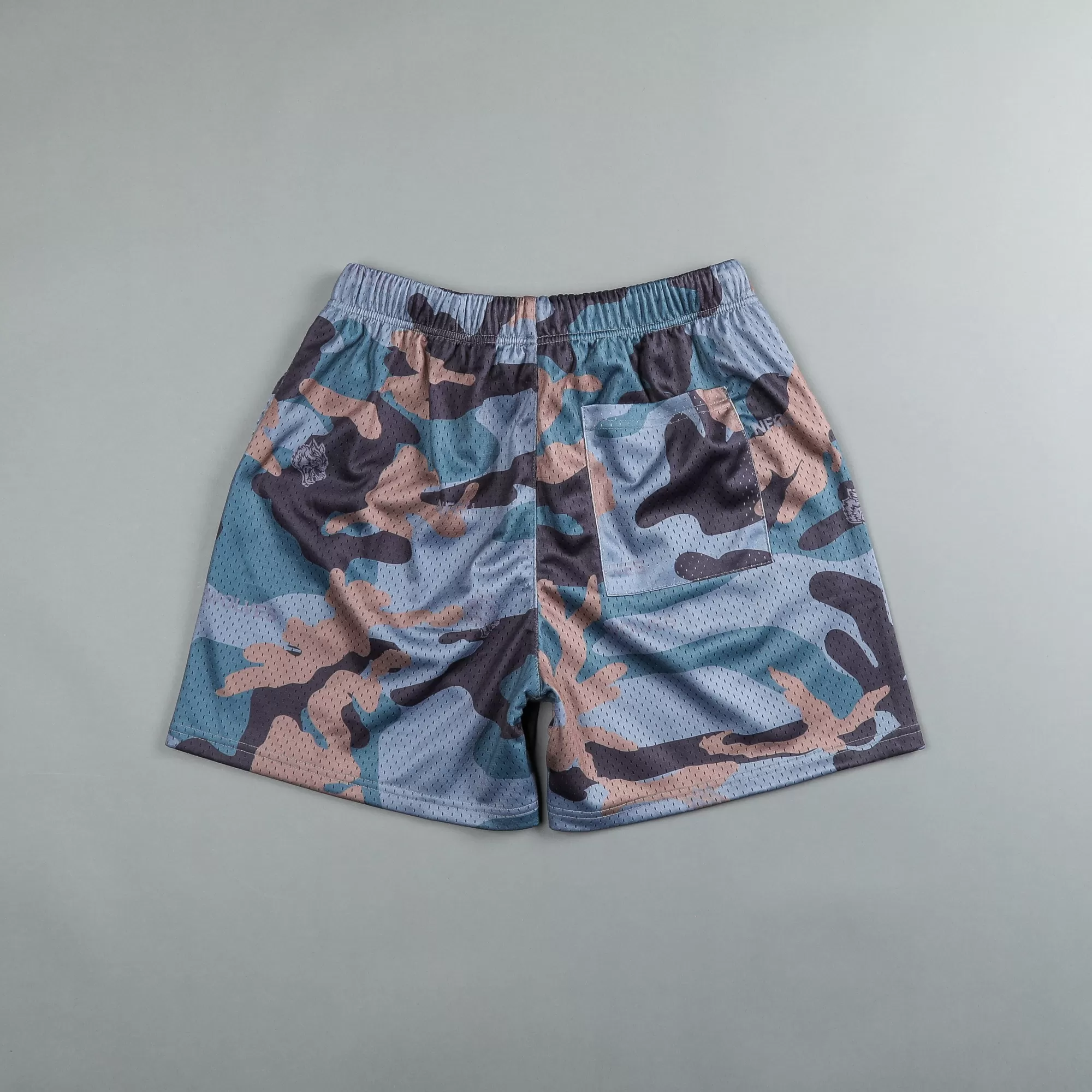 Cheap Try Us 5" Mesh Shorts In Norse Woodland Camo Men Shorts