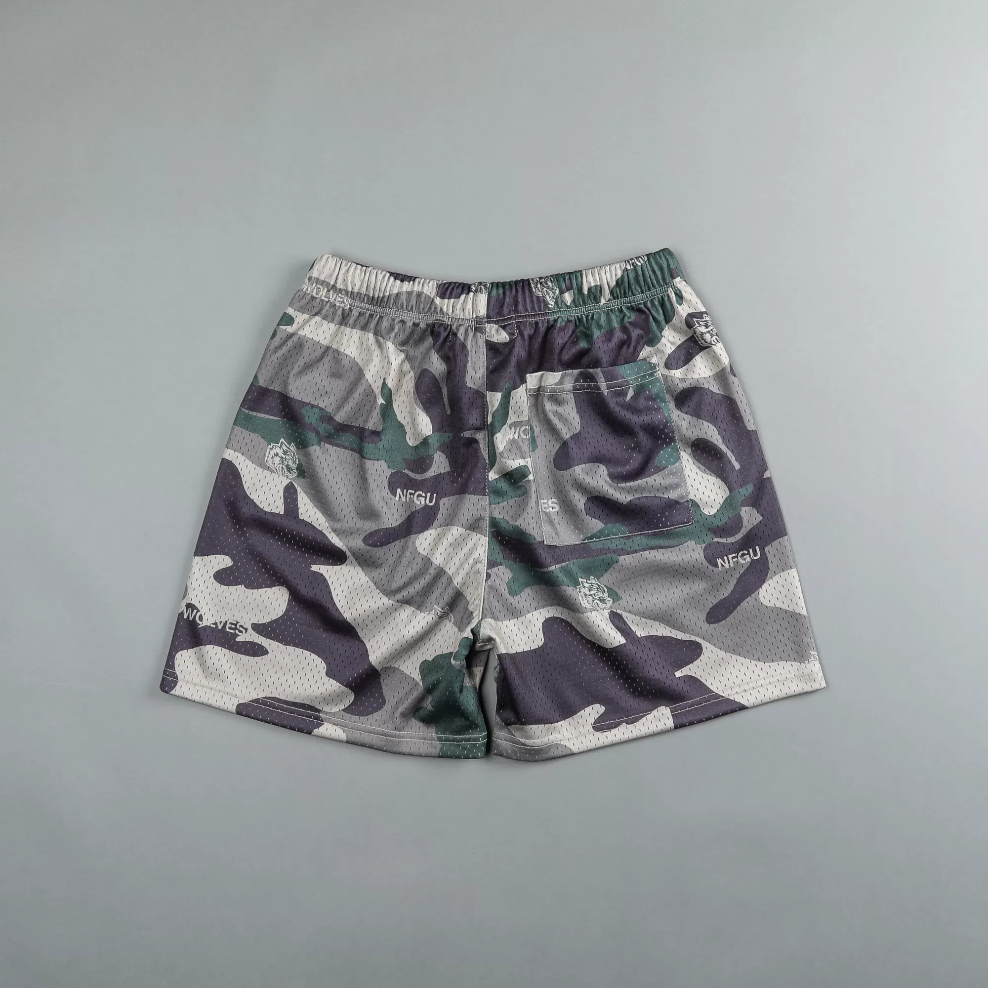Online Try Us 5" Mesh Shorts In Vintage Woodland Camo Men Shorts