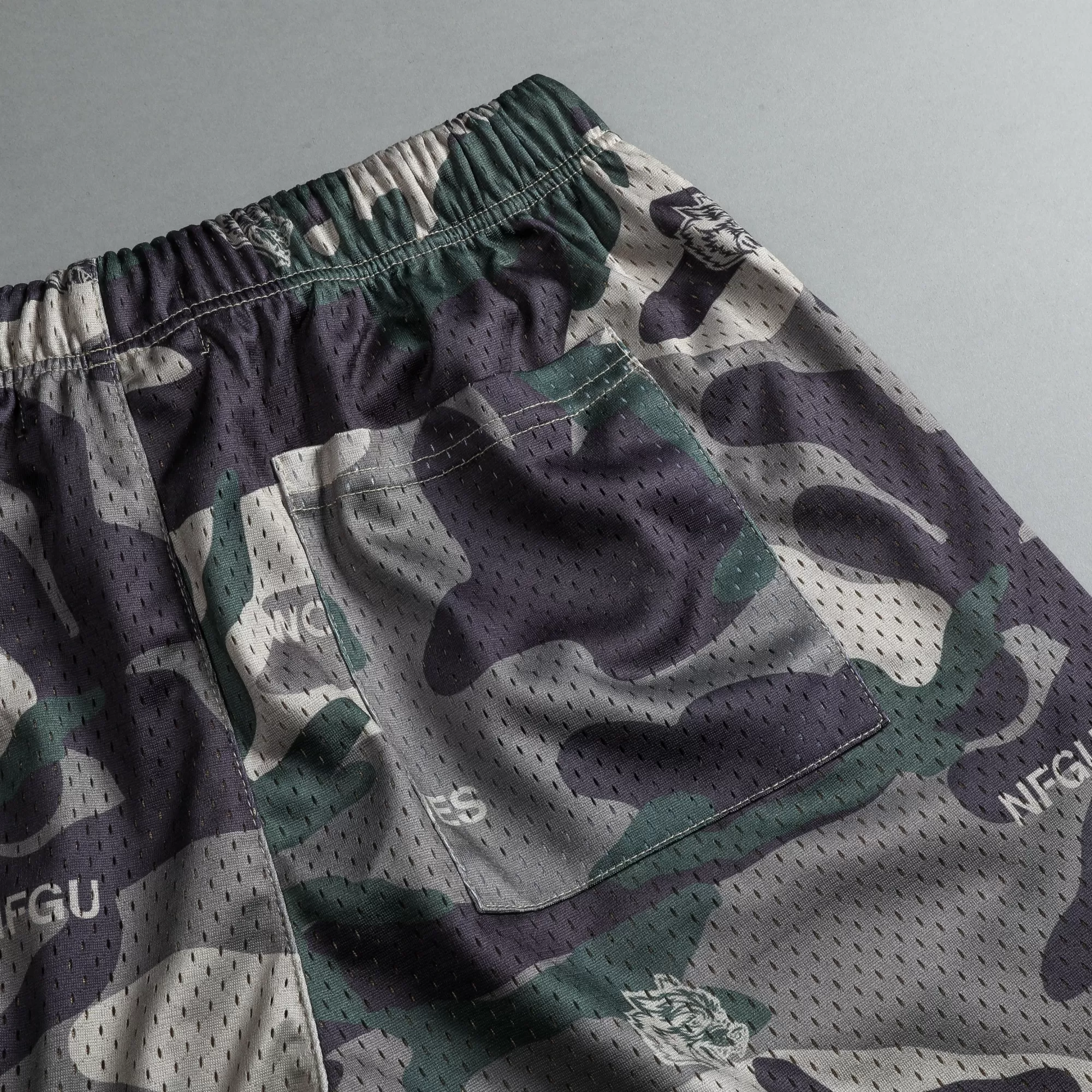 Online Try Us 5" Mesh Shorts In Vintage Woodland Camo Men Shorts