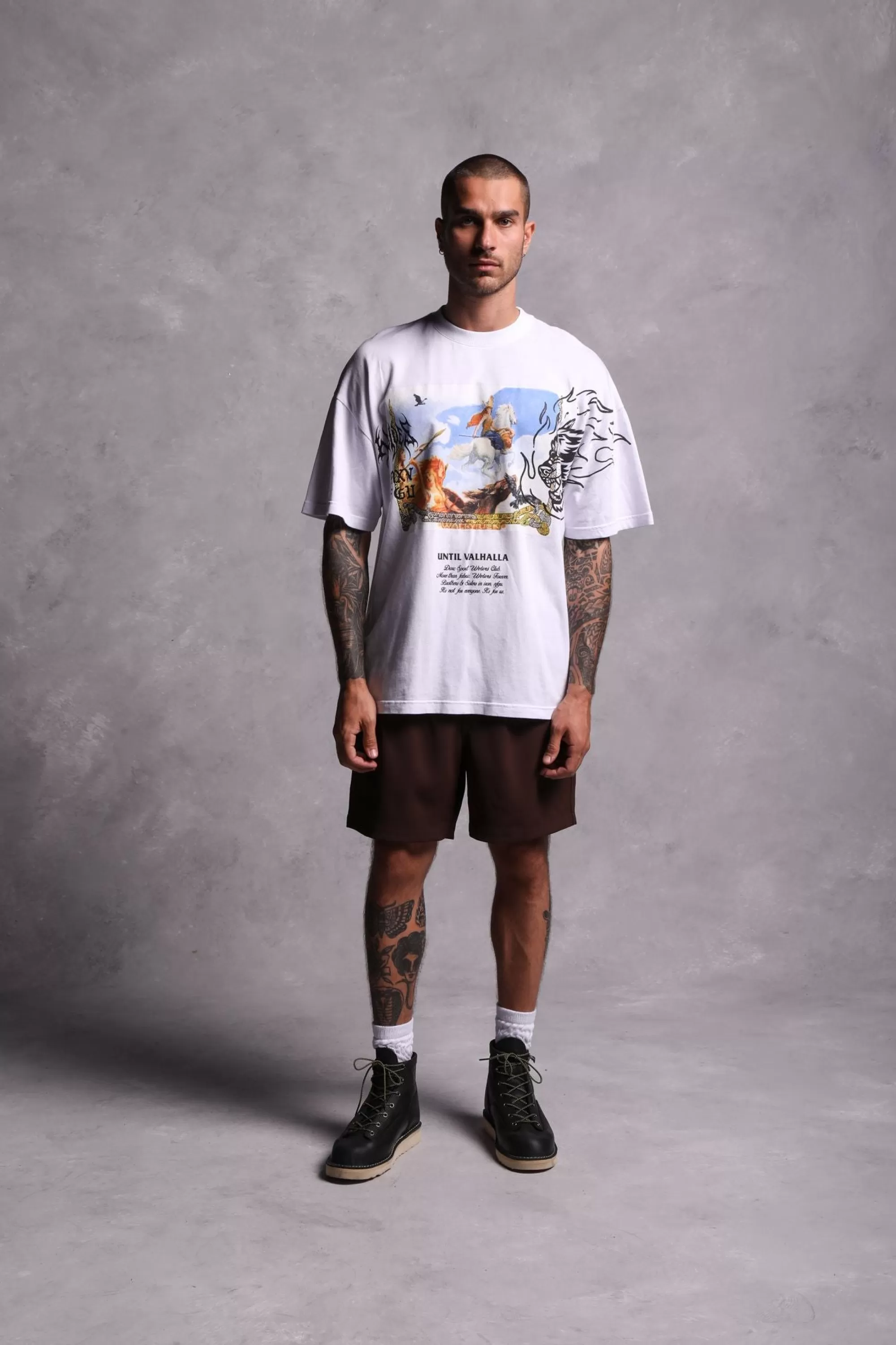 Best Sale Until Our End "Premium" Oversized Tee In White Men Premium/Oversized Tees