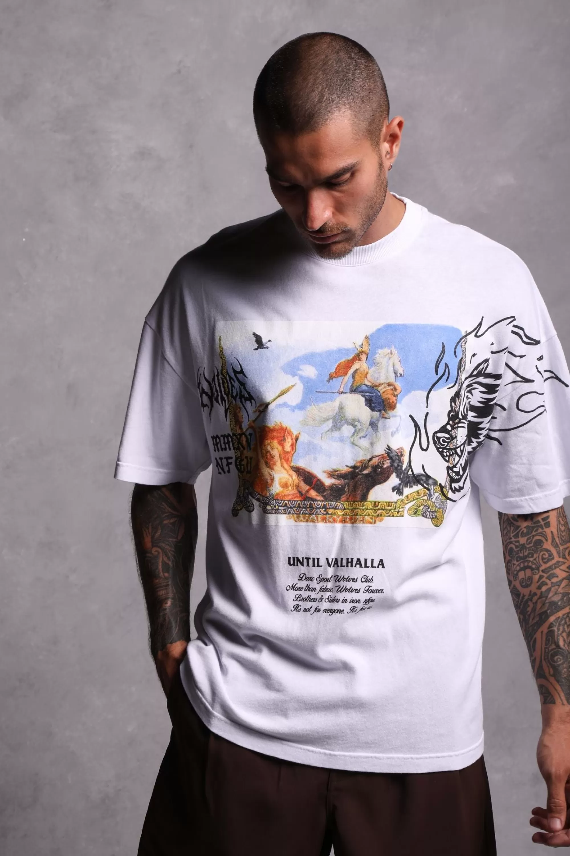 Best Sale Until Our End "Premium" Oversized Tee In White Men Premium/Oversized Tees