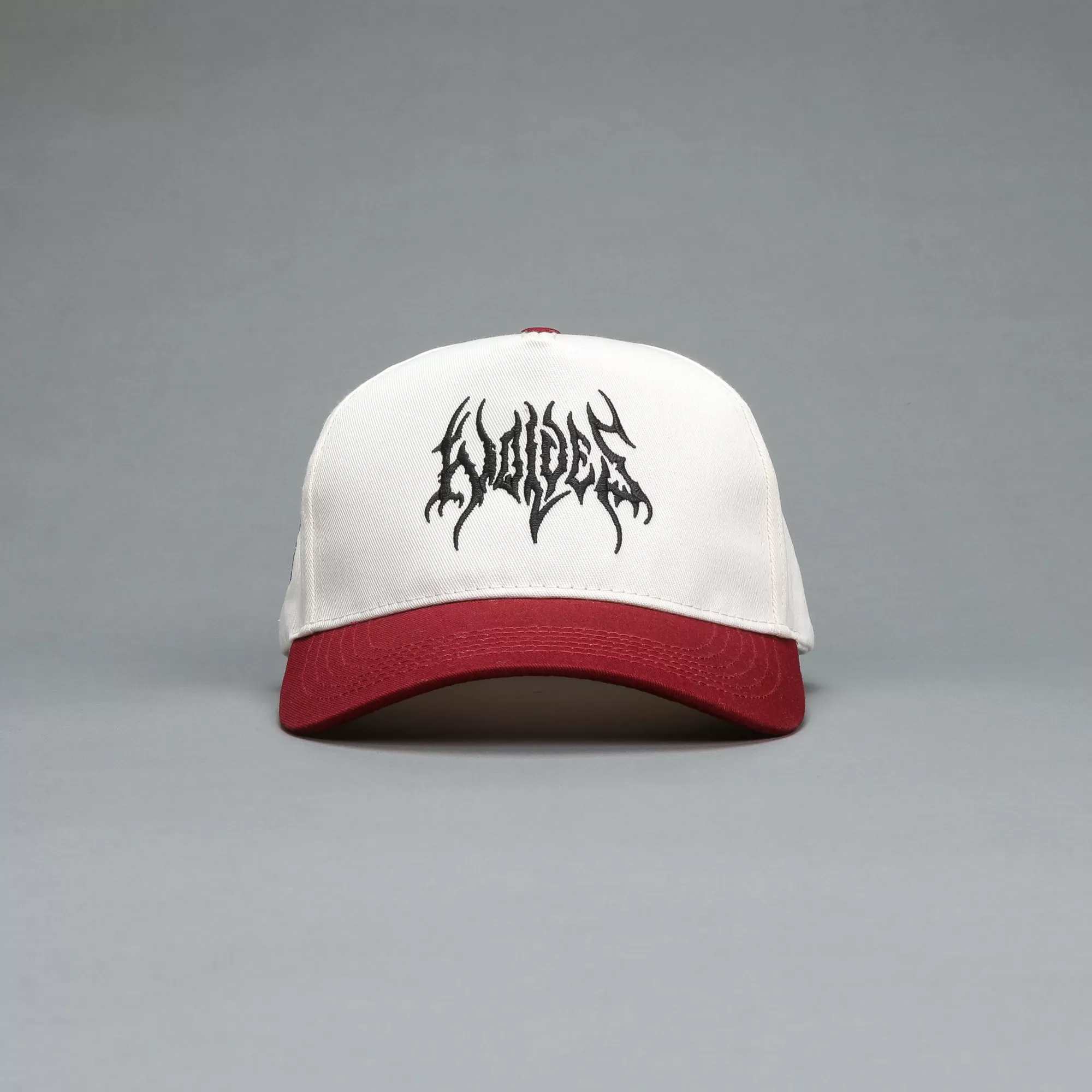 Discount Until Valhalla 5 Panel Hat In Cream/Maroon Headwear