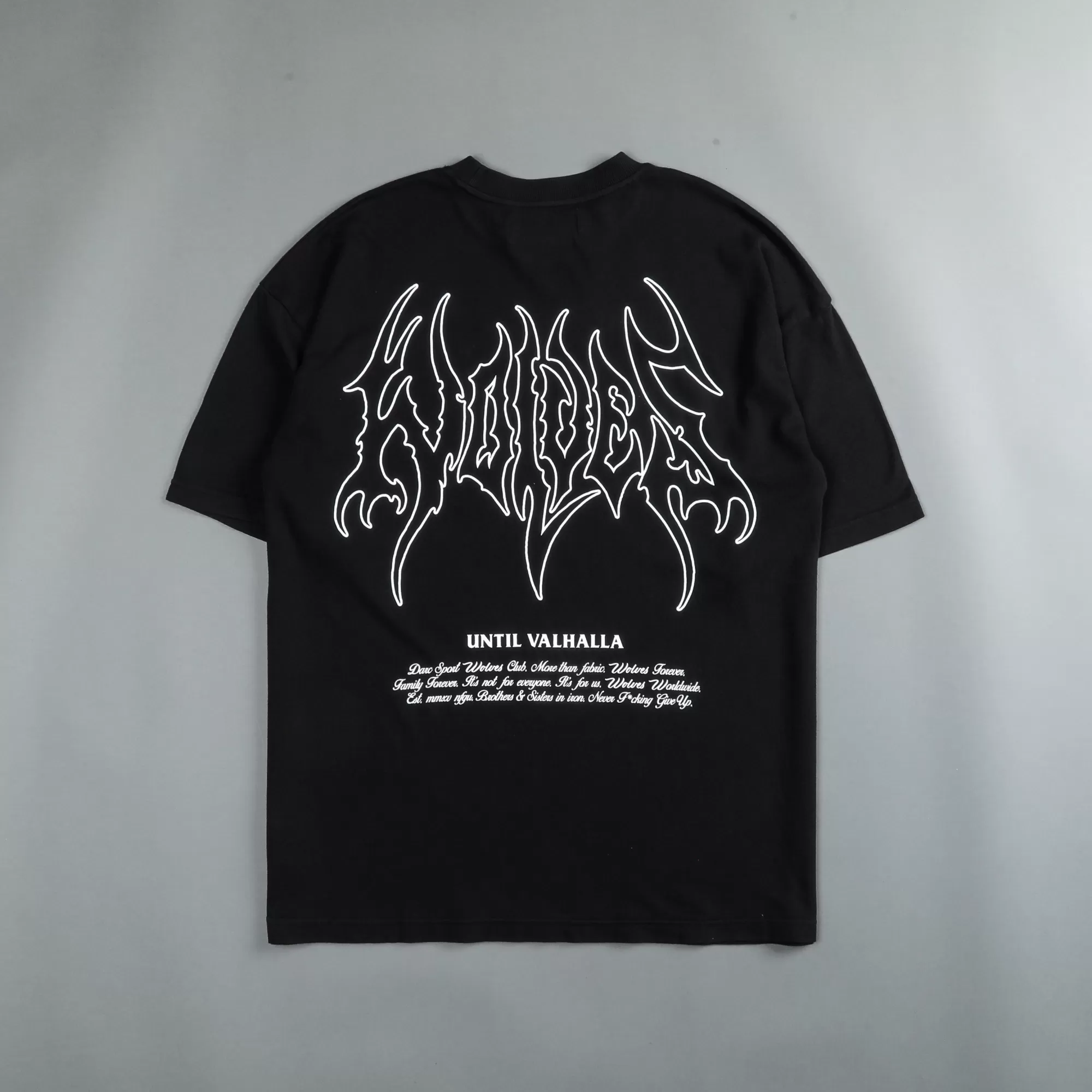 Sale Until Valhalla "Premium" Oversized Tee In Black Men Premium/Oversized Tees