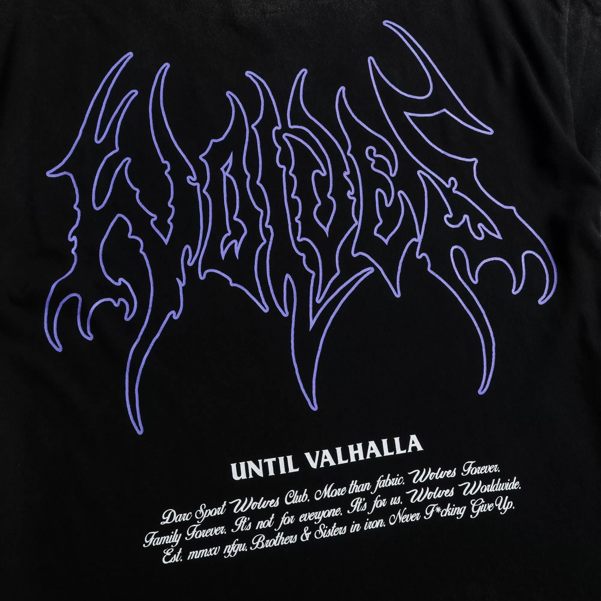 Fashion Until Valhalla "Premium Vintage" (Cap Sleeve) Tee In Black Men Cap Sleeve Tees