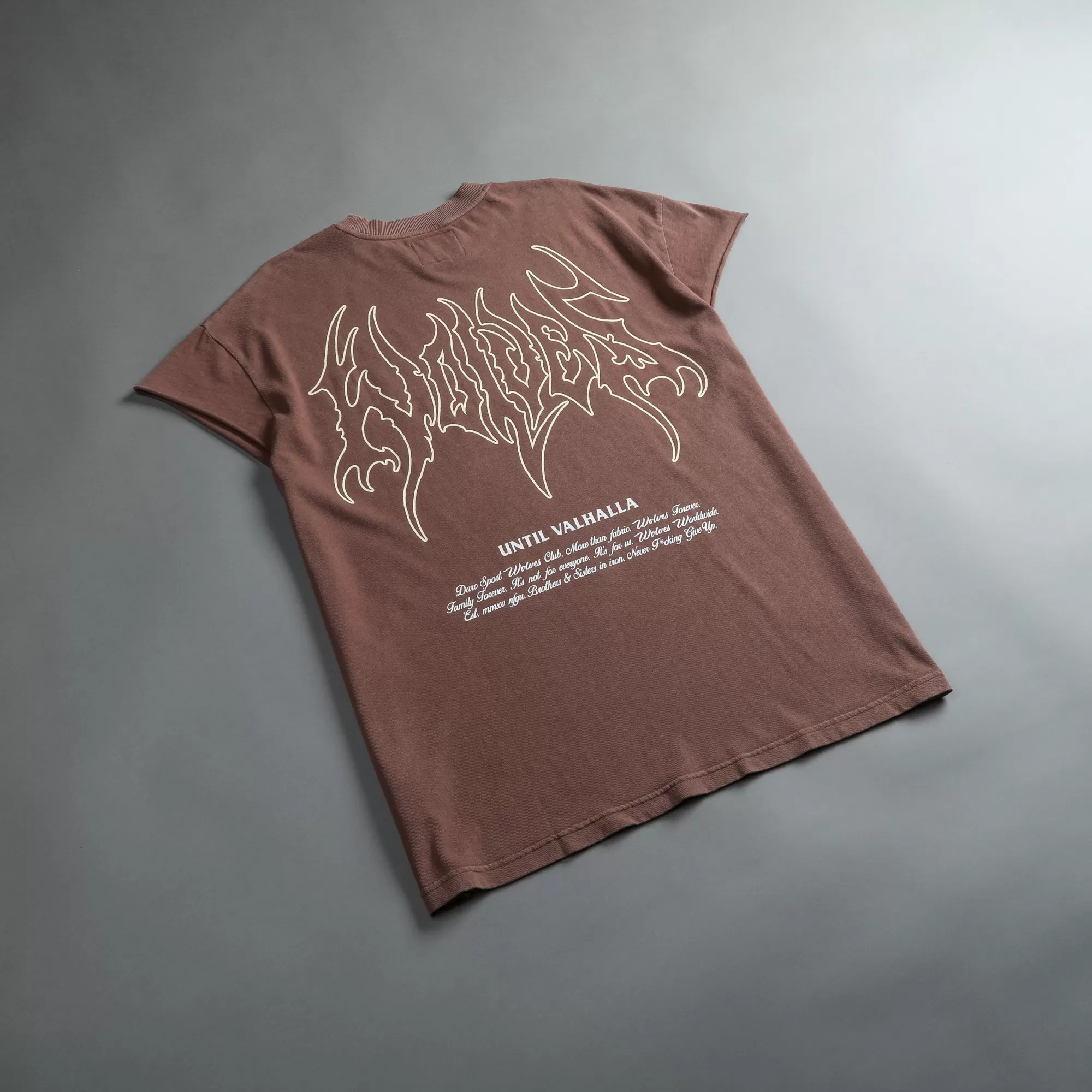 Best Sale Until Valhalla "Premium Vintage" (Cap Sleeve) Tee In Norse Brown Men Cap Sleeve Tees
