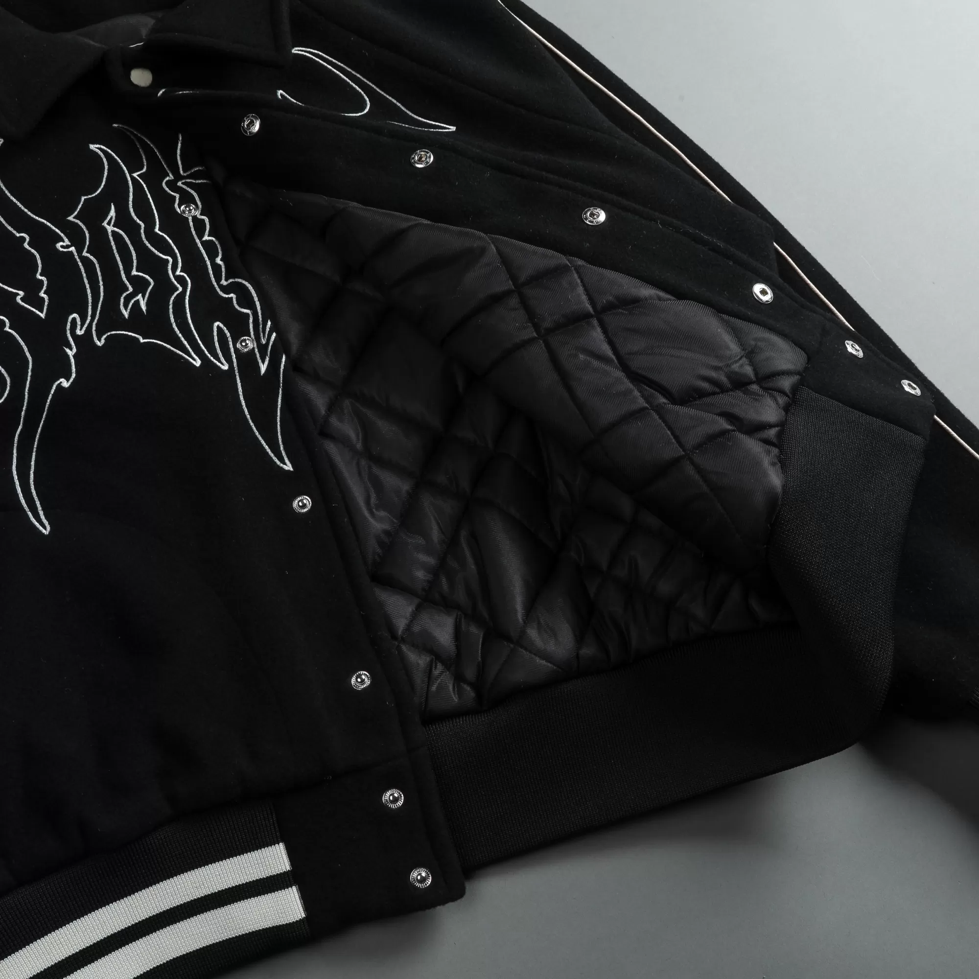 Cheap Until Valhalla Roxy Box Cut Rudy Lettermans Jacket In Black Men Jackets/Outerwear