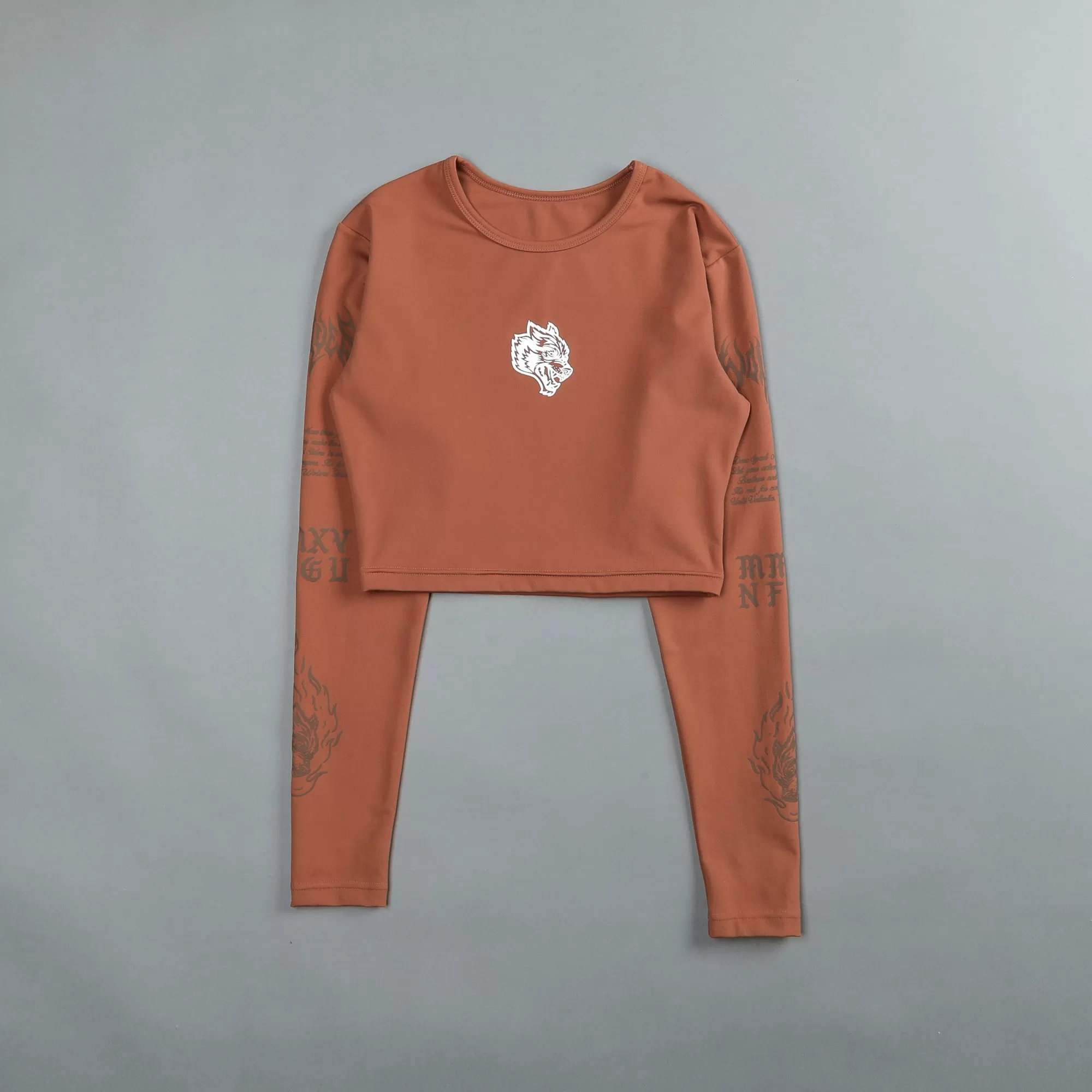 New Us Vs. Them L/S "Energy" Top In Norse Brown Women Tops