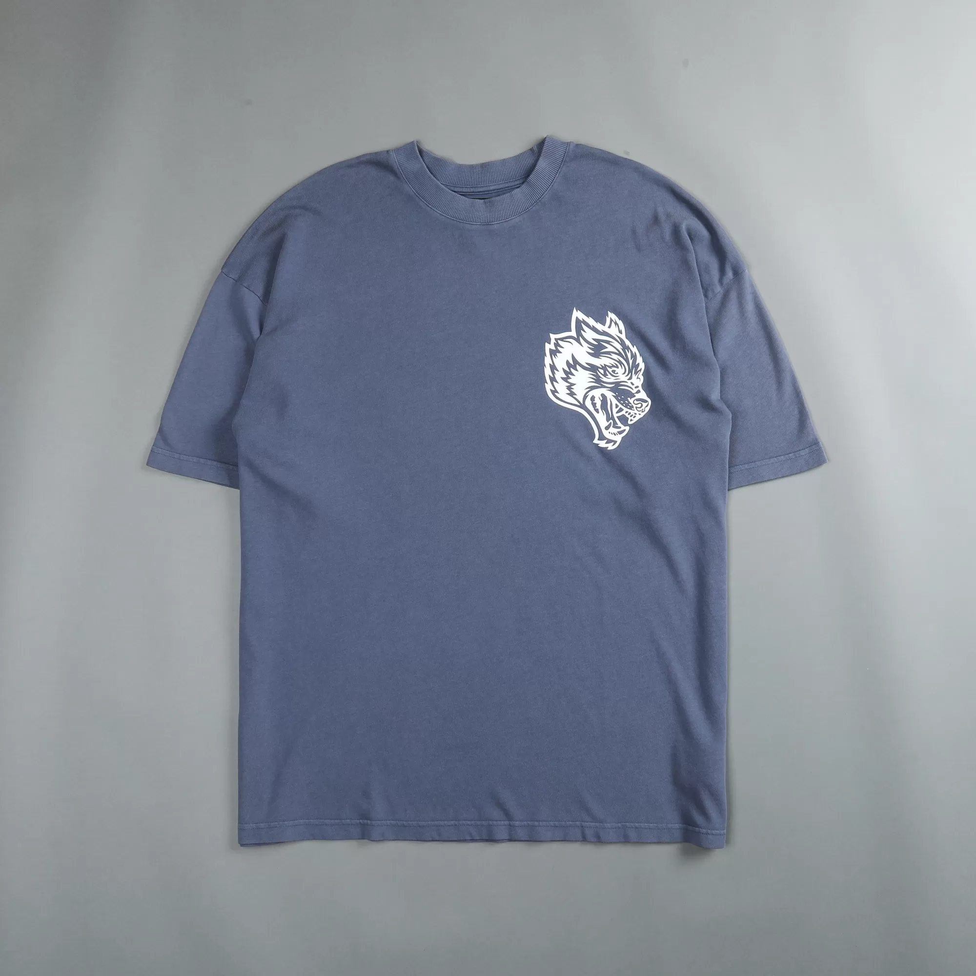 Store Us Vs. Them "Premium Vintage" Oversized Tee In Norse Blue Men Premium/Oversized Tees