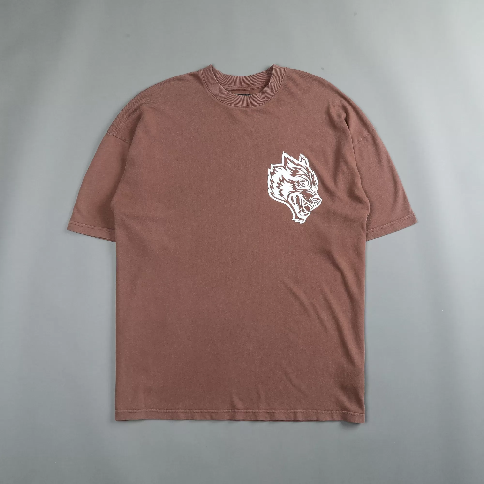 Store Us Vs. Them "Premium Vintage" Oversized Tee In Norse Brown Men Premium/Oversized Tees