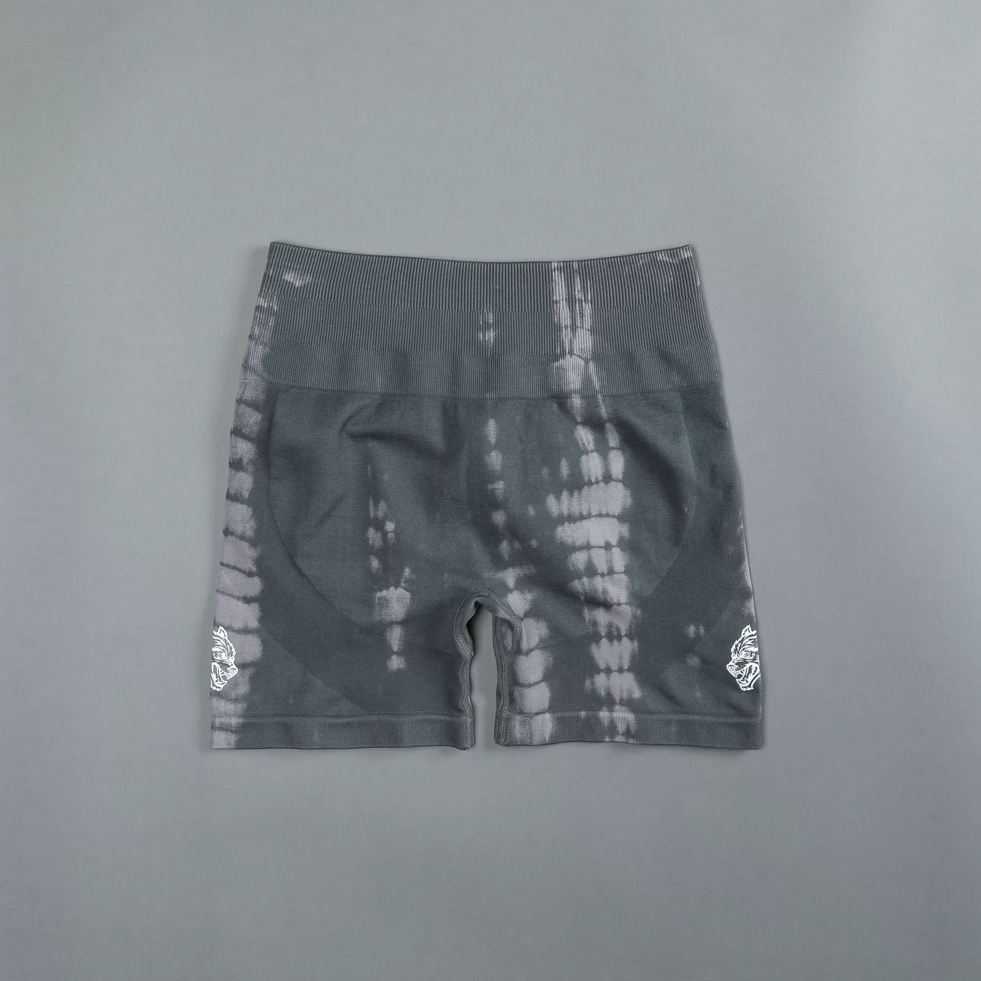 Hot Wolves Forever Seamless Everson "Training" Shorts In Pearl Gray Serpent Women Seamless